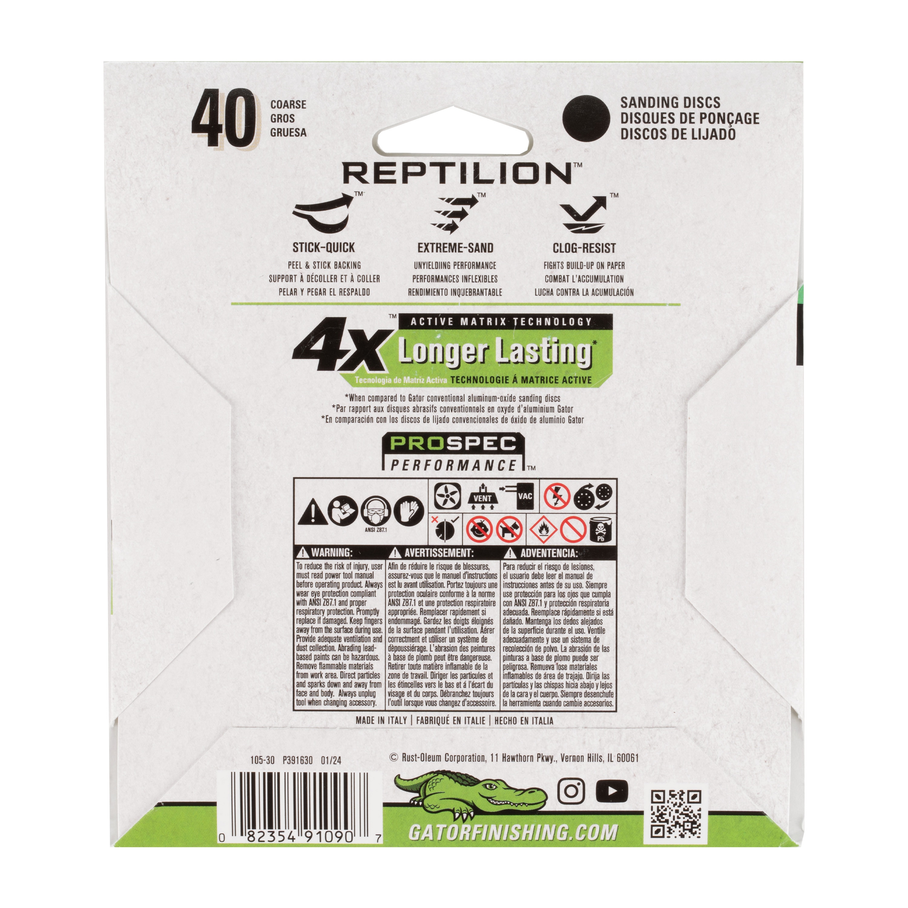 Gator 391090 Pt-Sandpaper - View #3