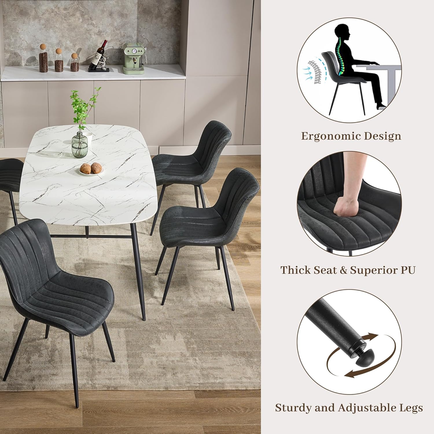 Qeetex PHO-13VIC33S-HNN Dining-Chairs - View #9
