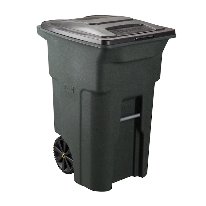 Toter Outdoor Trash Can 64 Gallon, Patio Garbage Can