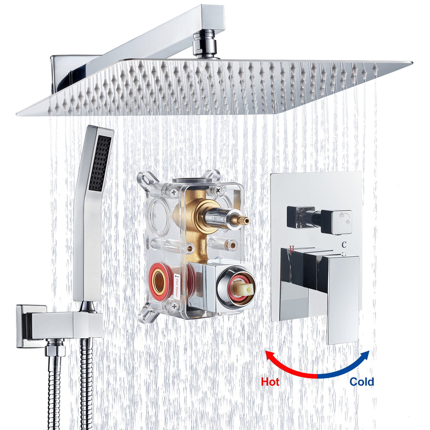Cobbe SSF0210C Chrome ( Pressure-balanced Valve Included )