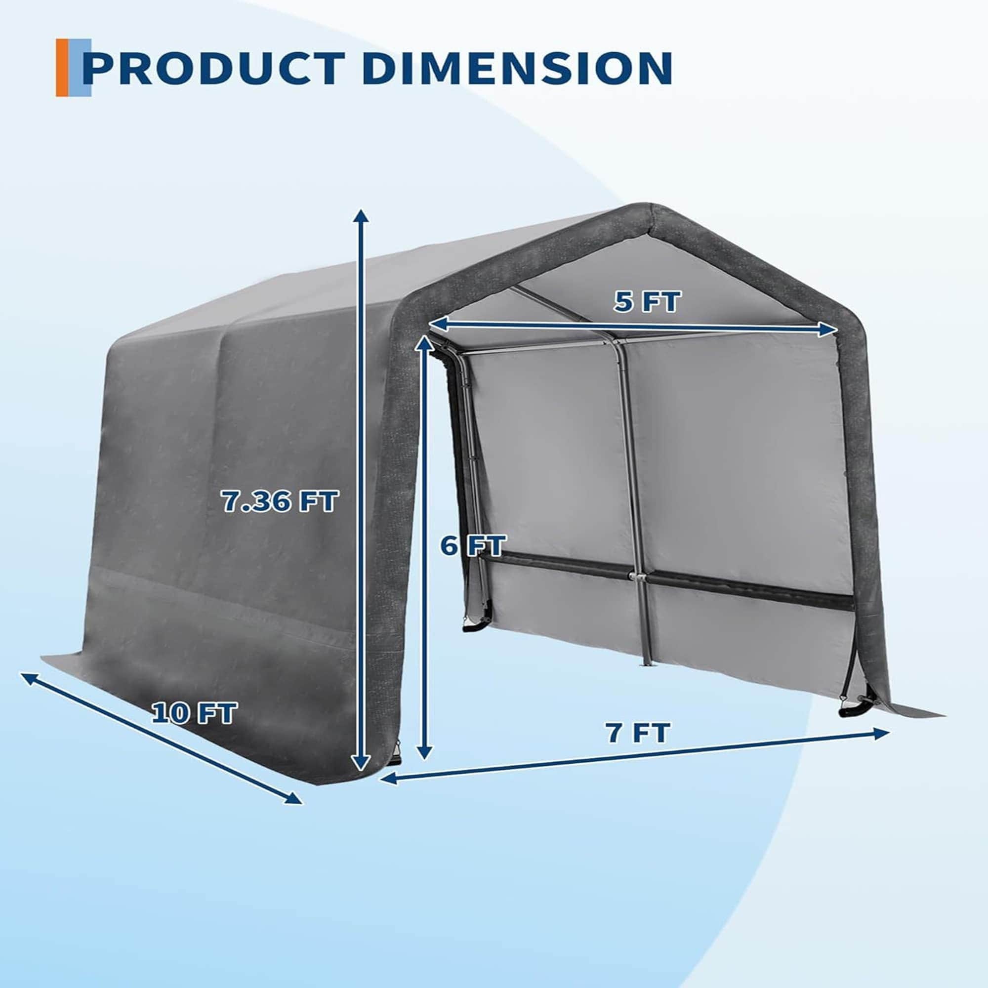 Qeetex LSHQQPPG-33AG9V97 Carport-Covers - View #7