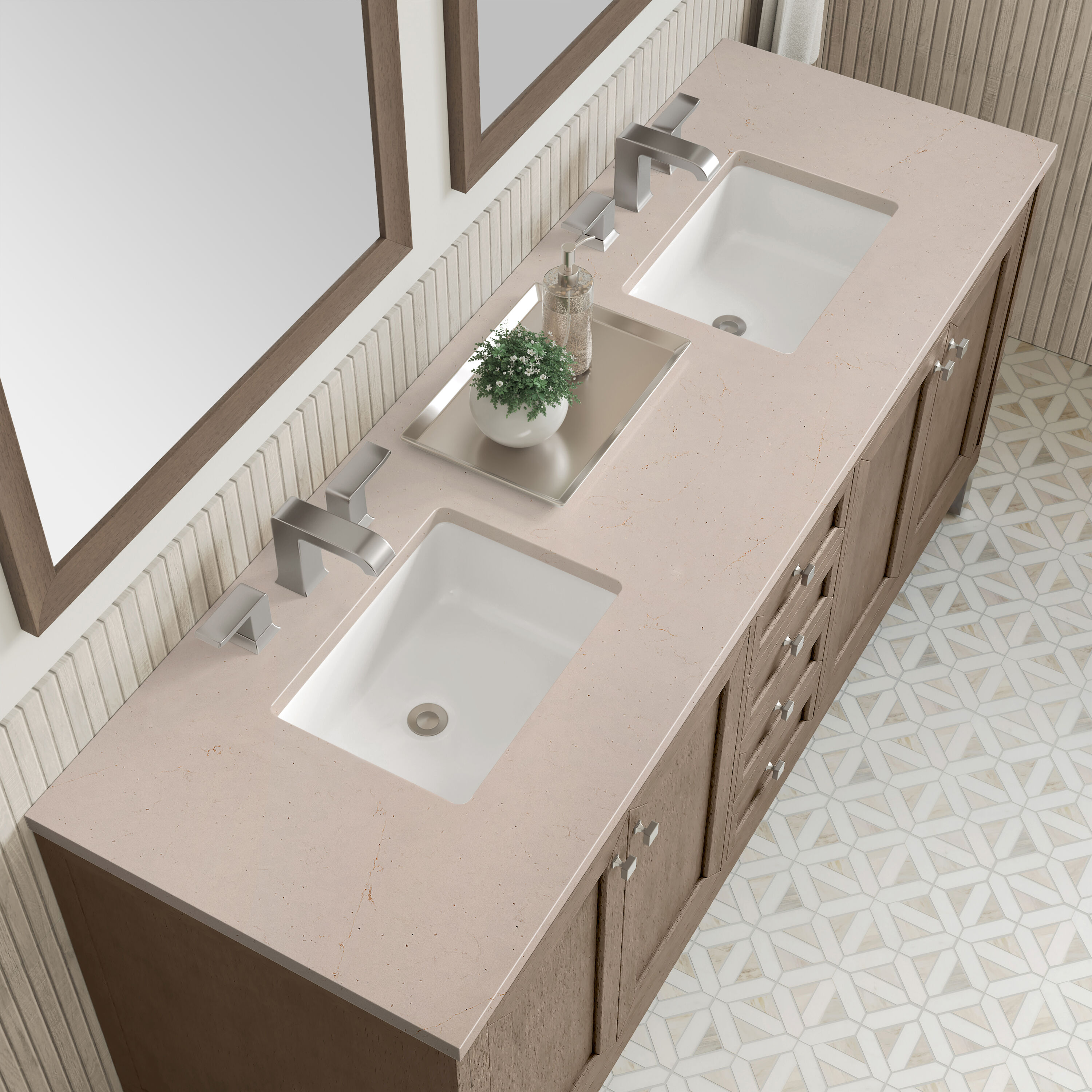 James Martin Vanities 305-V72-WWW-3EMR Bath-Vanity-Combo - View #9