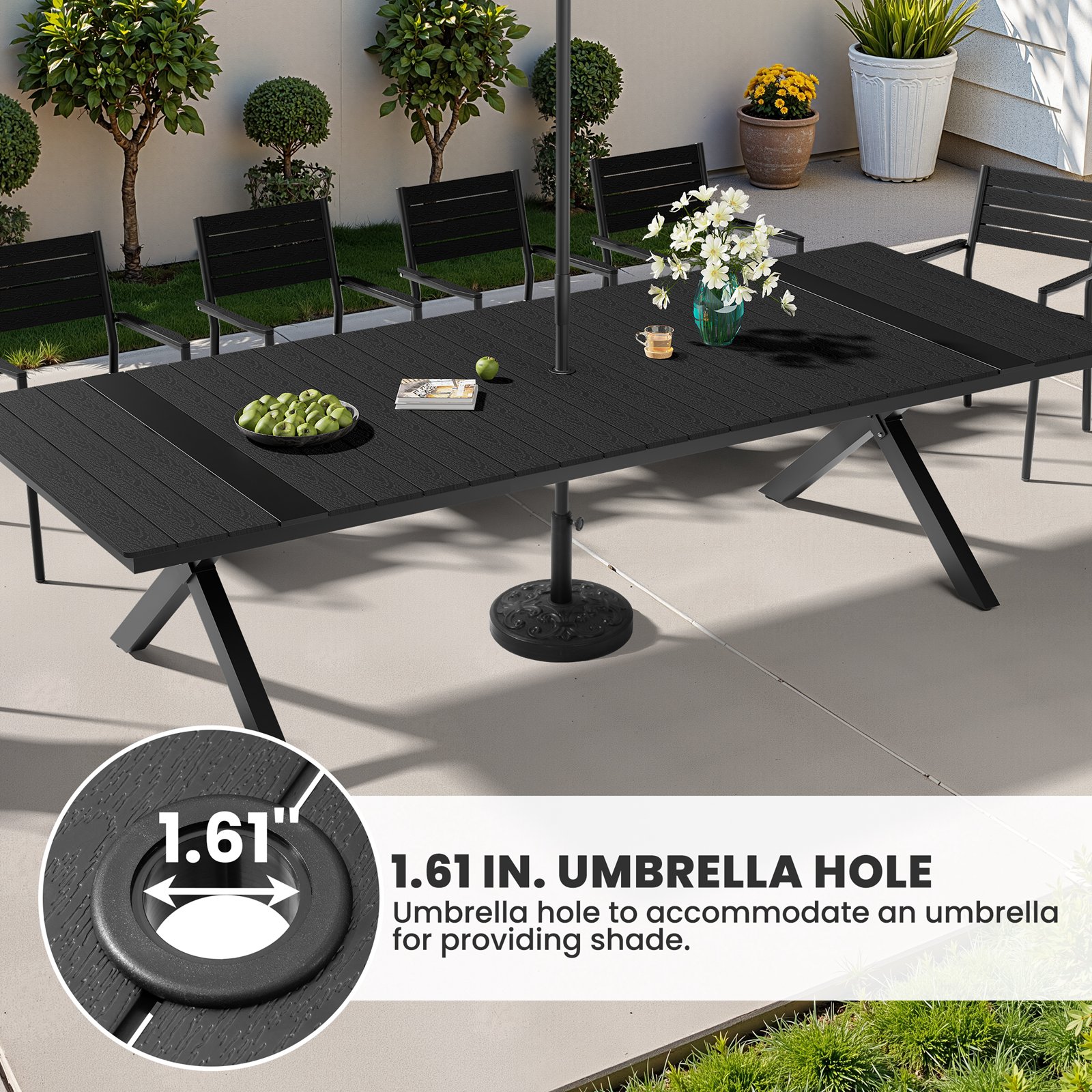 Crestlive Products CL-TB063BLK300 Patio-Tables - View #4