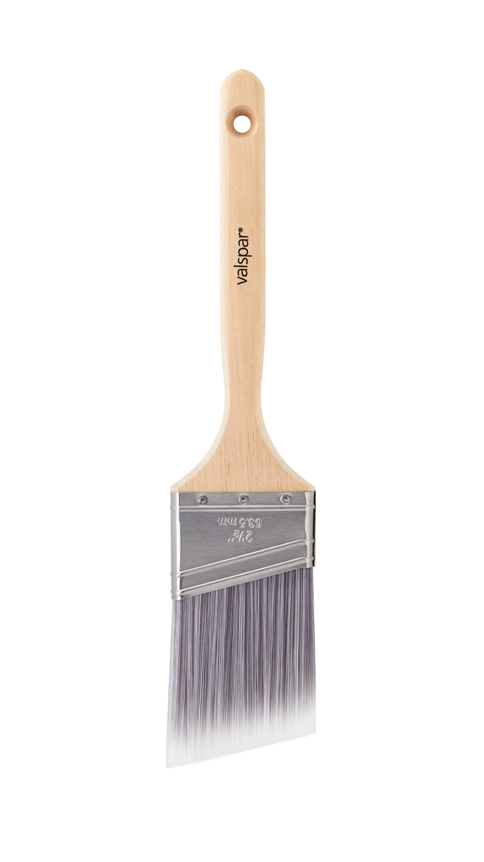 Valspar Natural Bristle- Polyester Blend Flat 4-in Paint Brush