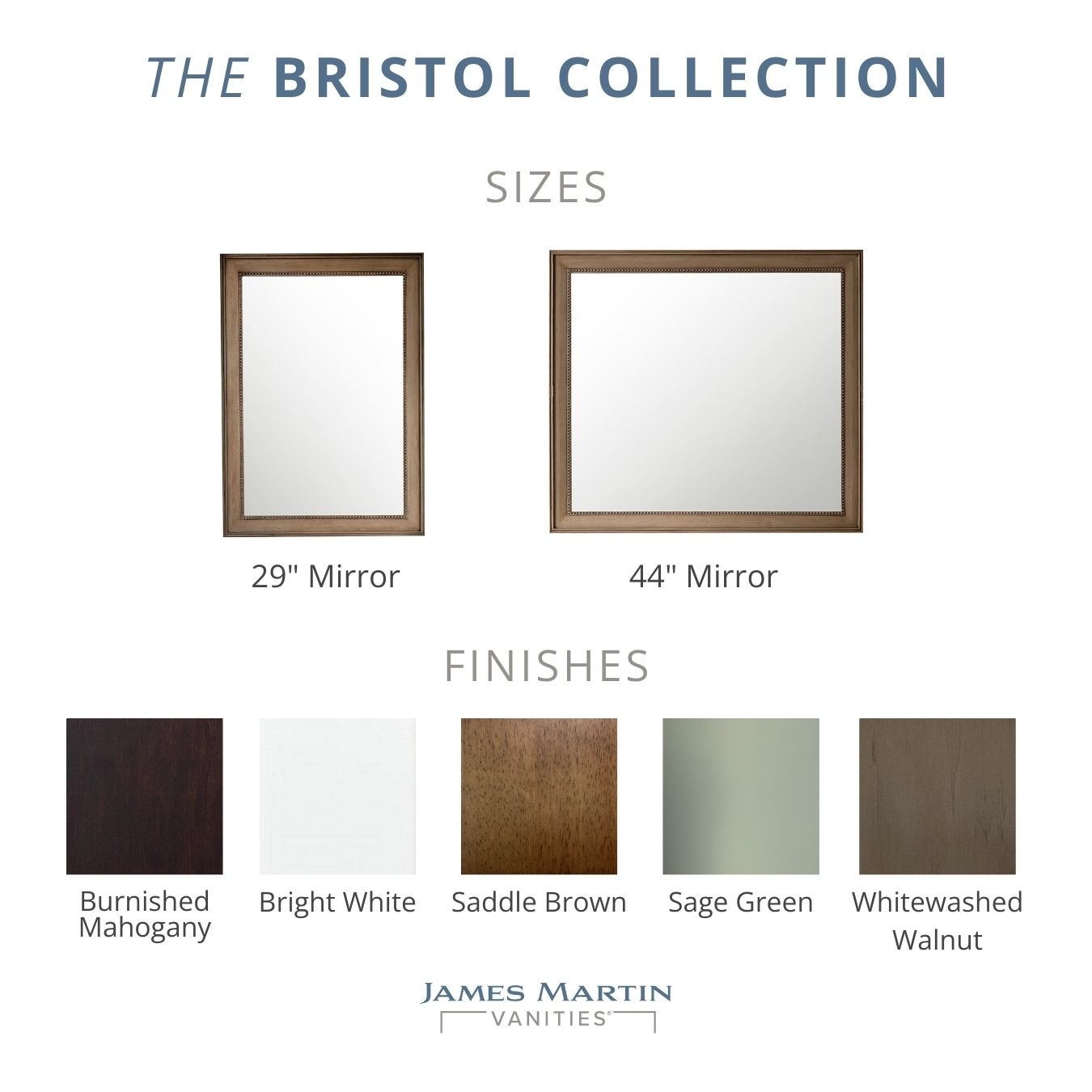 James Martin Vanities 157-M29-SBR Framed-Bath-Mirrors - View #9