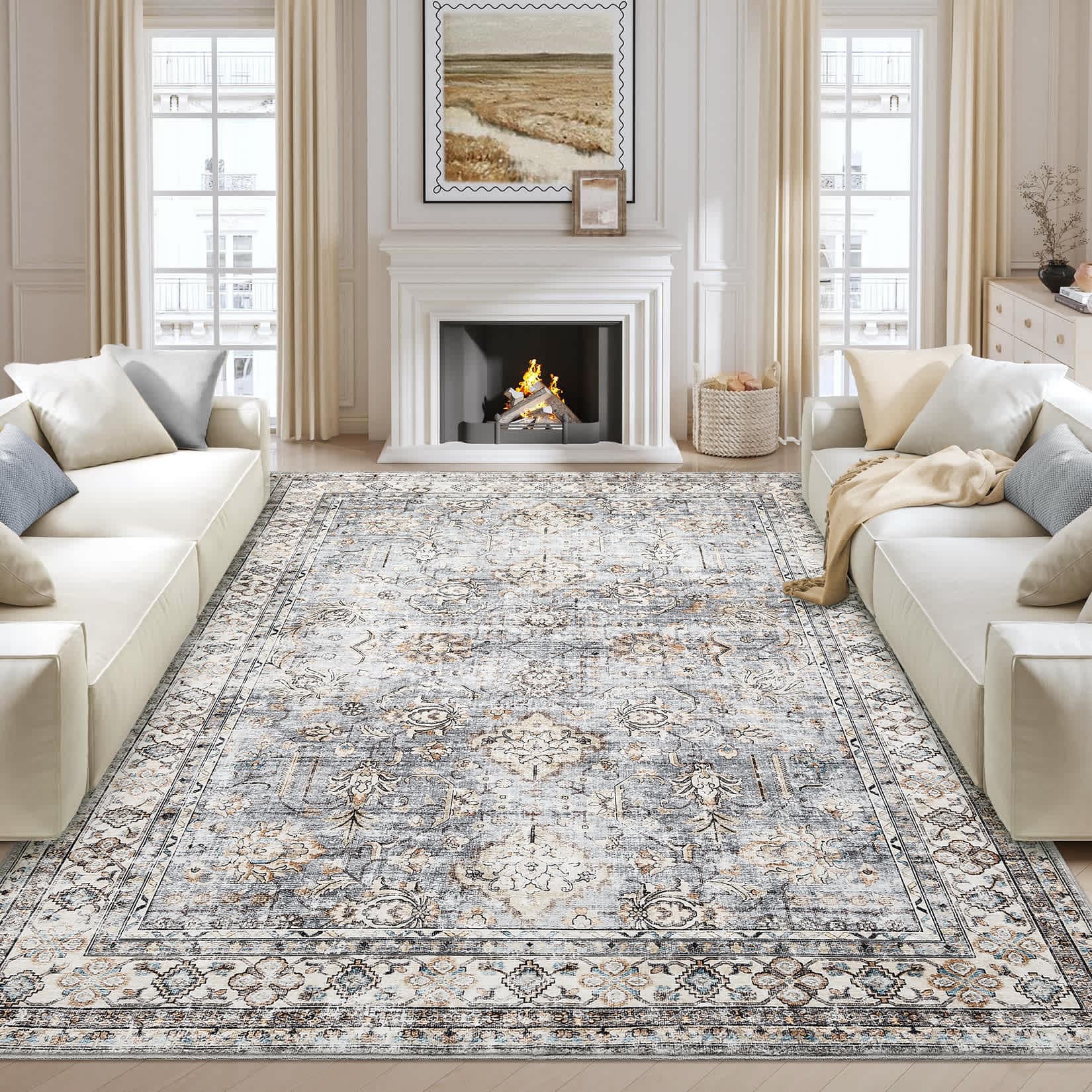 Qeetex LSN-PHK-345C43PW rugs - View #3