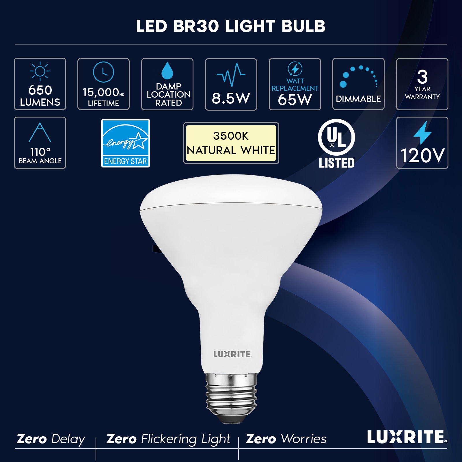 Luxrite LR31872-1PK Led-Flood-Spot-Light-Bulbs - View #6