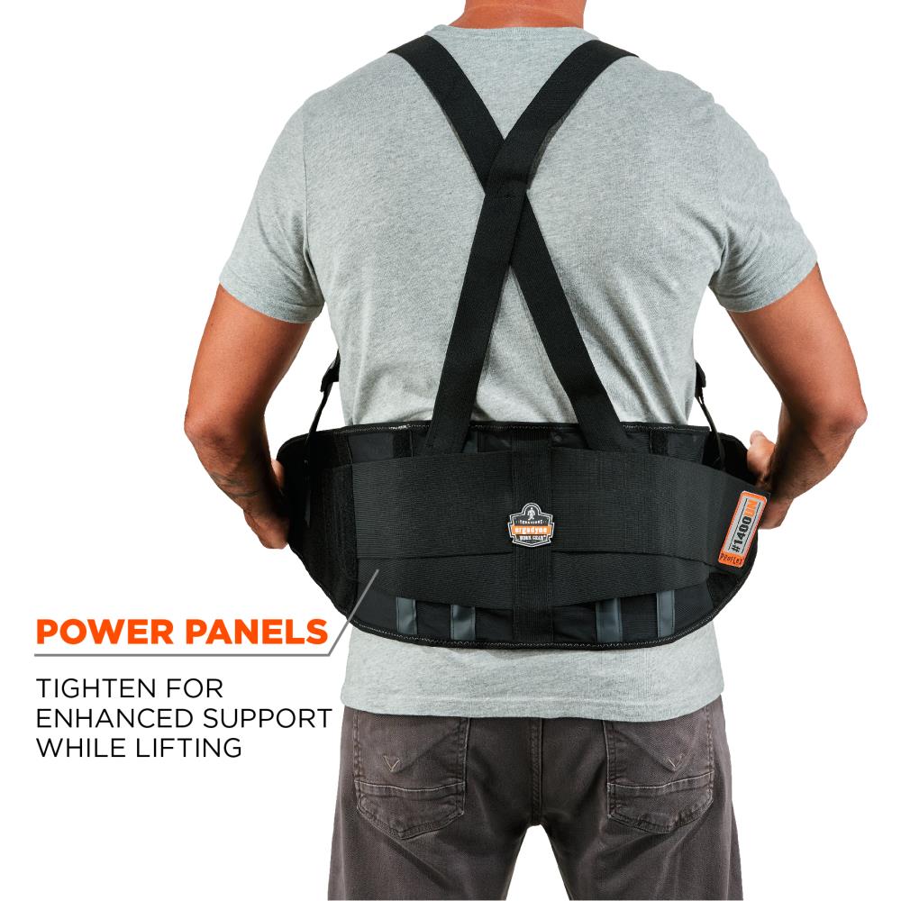 PROFLEX Ergodyne Proflex 1400 Universal Size Back Support Brace, Black in  the Back Braces & Suspenders department at