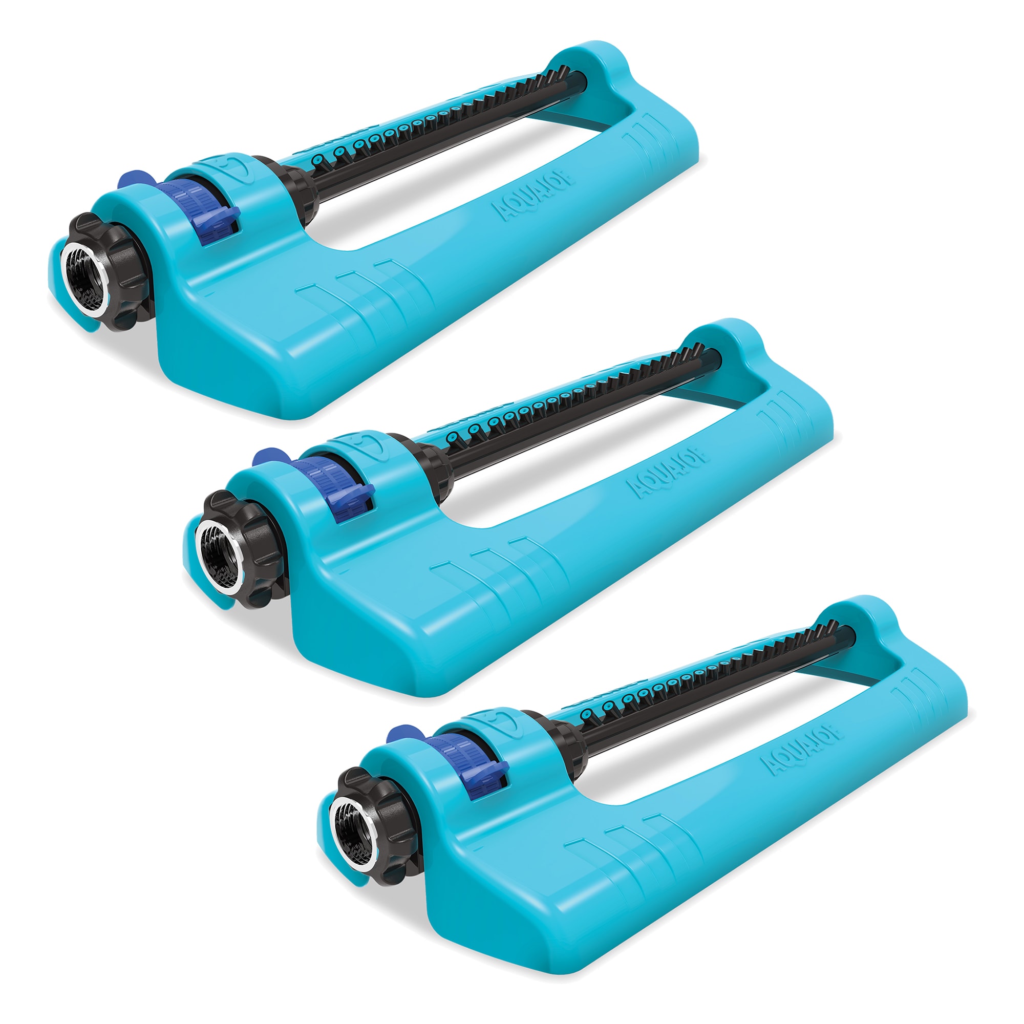 AquaJogger (アクアジョガー)セット AQUA JOE 2 Pack Oscillating Sprinkler w/ Adjustable Spray 4400 Sq