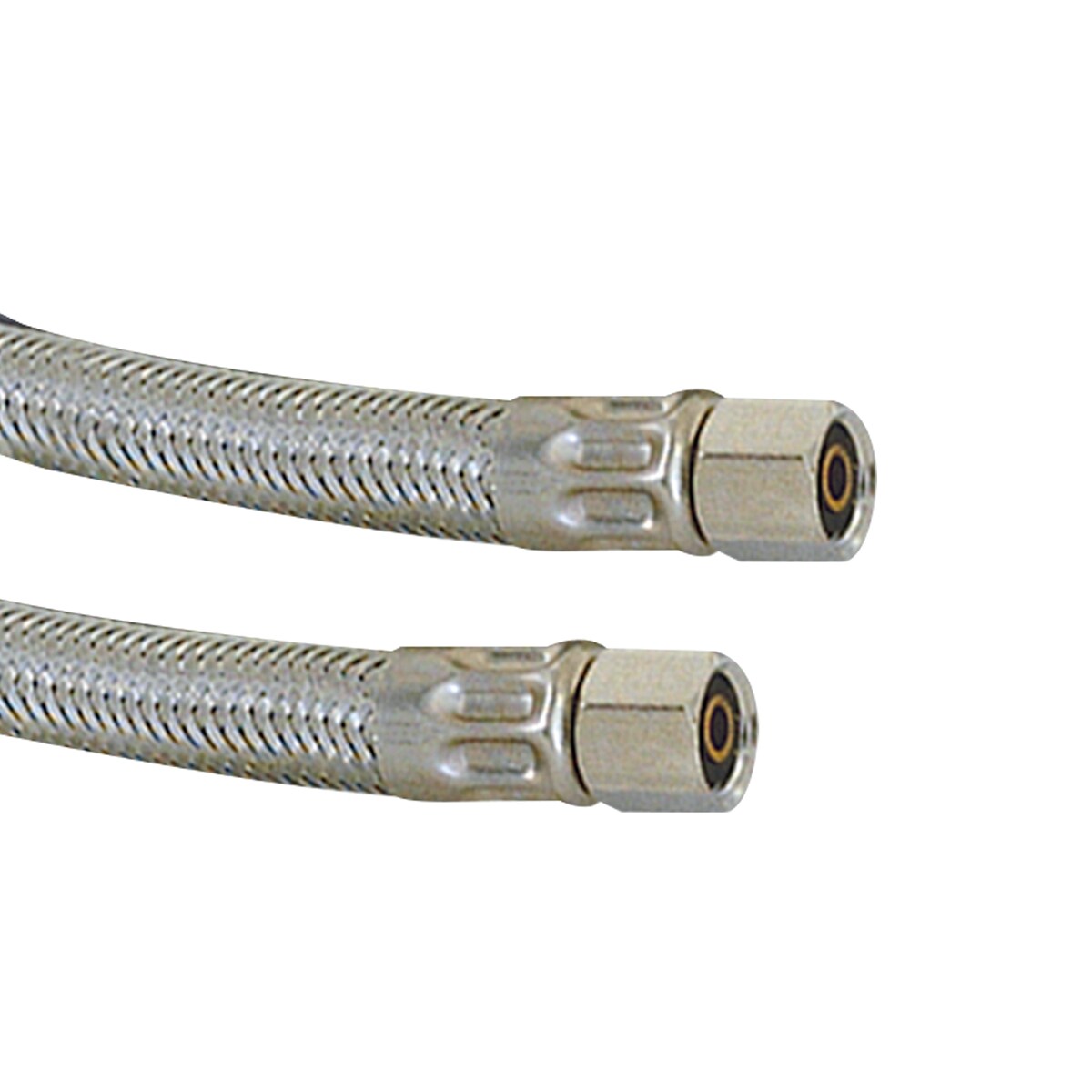 EASTMAN 10-ft 1/4-in Compression Inlet x 1/4-in Compression Outlet Stainless Steel Ice Maker Connector
