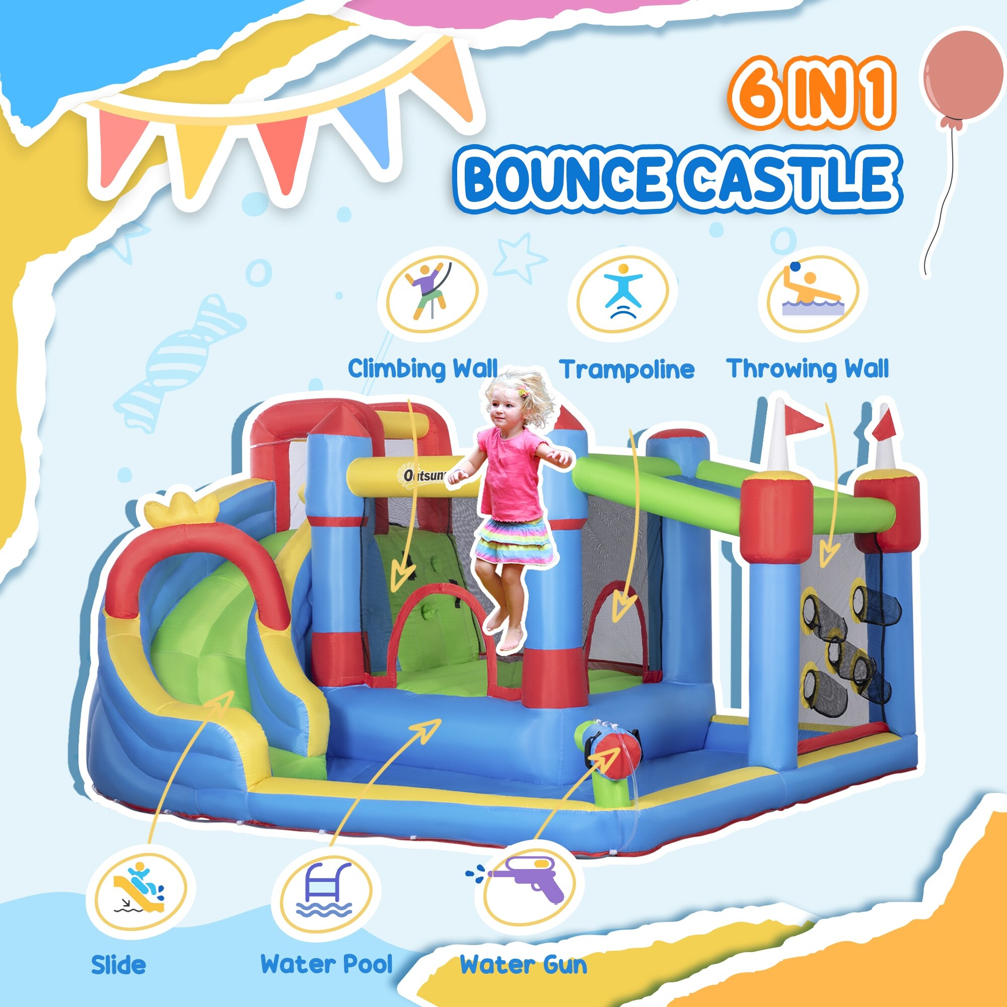 Vorene J-WI24QGKUE1BX Bounce-Houses - View #6