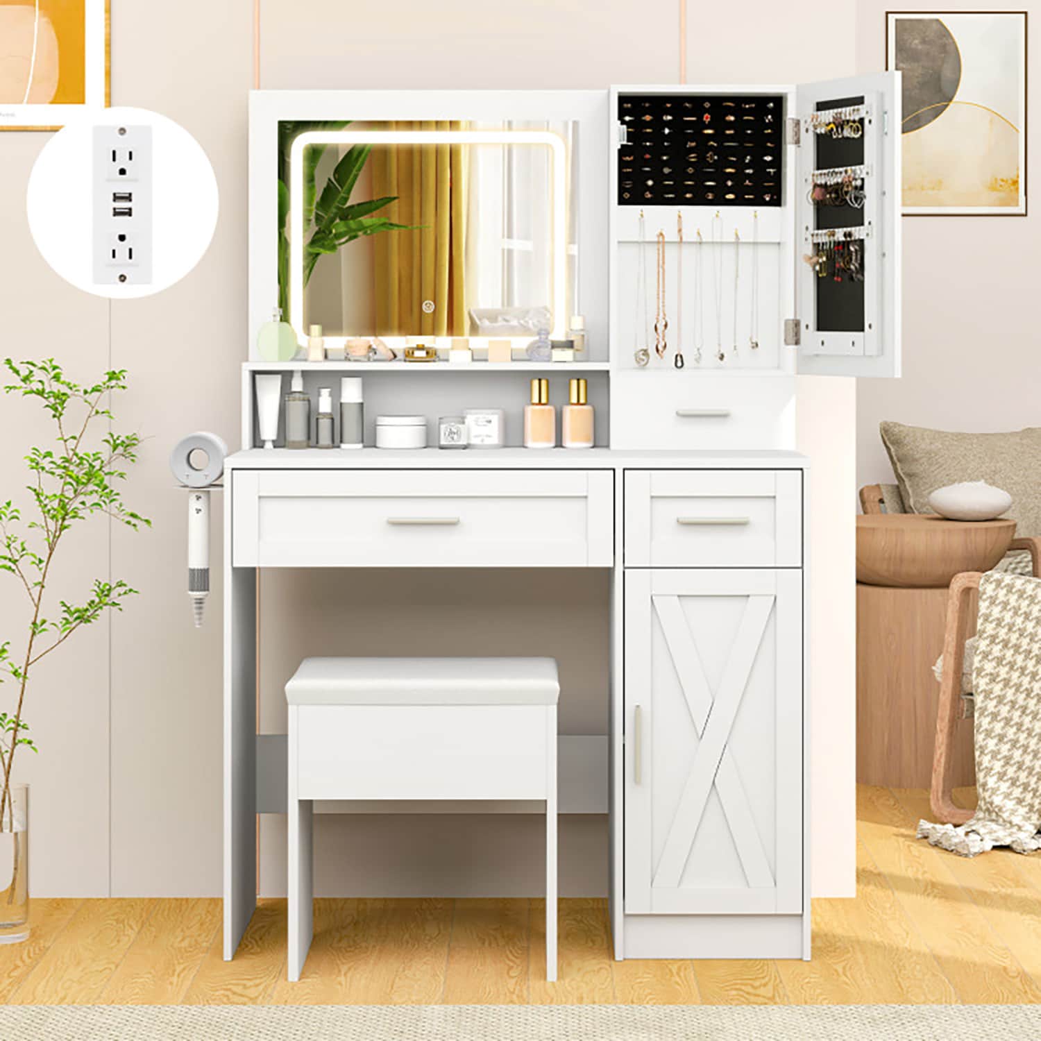 GZMR GZ-MIR9478 Bedroom-Vanities - View #4