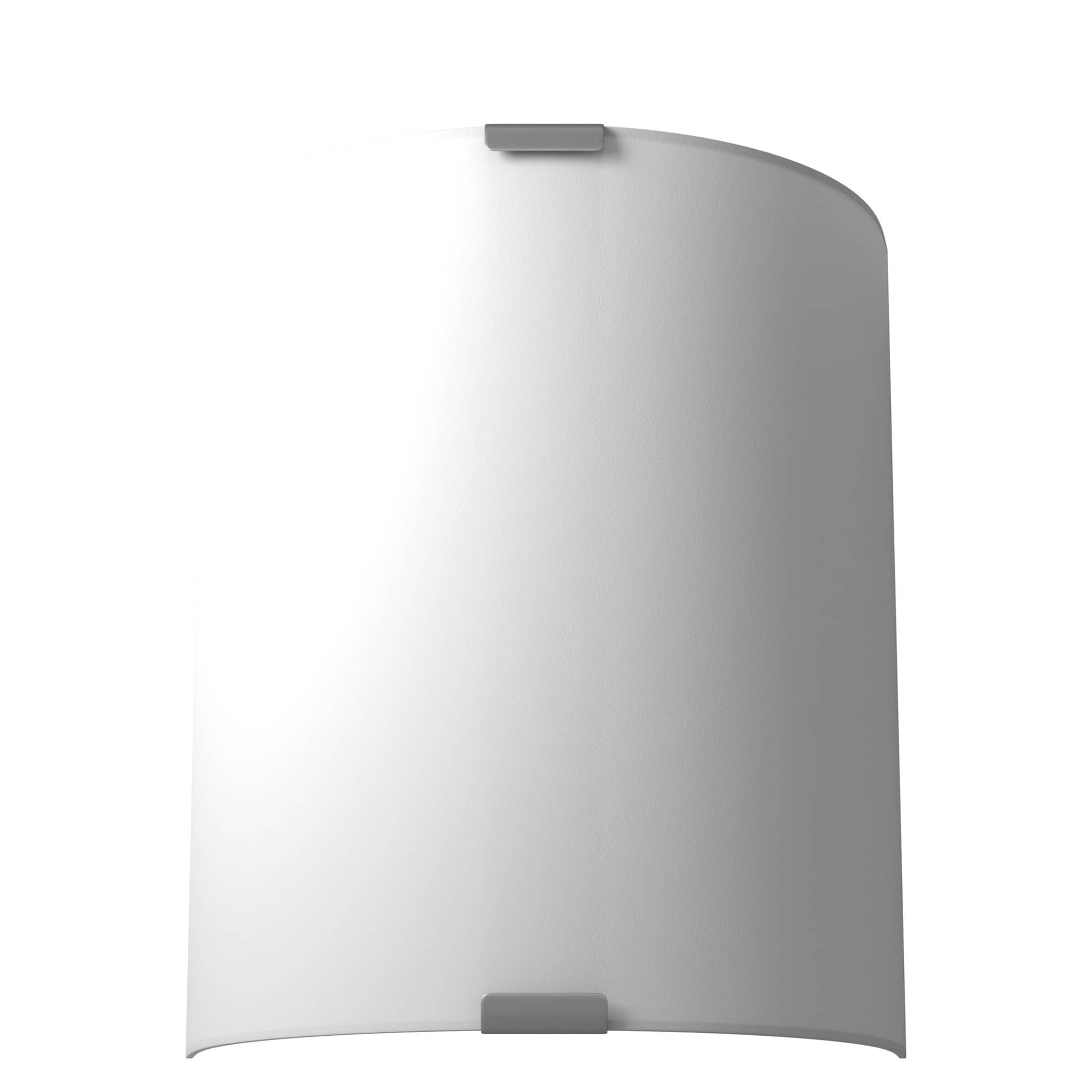 Grafik 8.25" Chrome Satin Glass Dimmable Wall Sconce