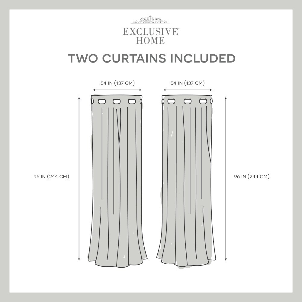 Exclusive Home EH8170-01 2-96G curtains - View #6
