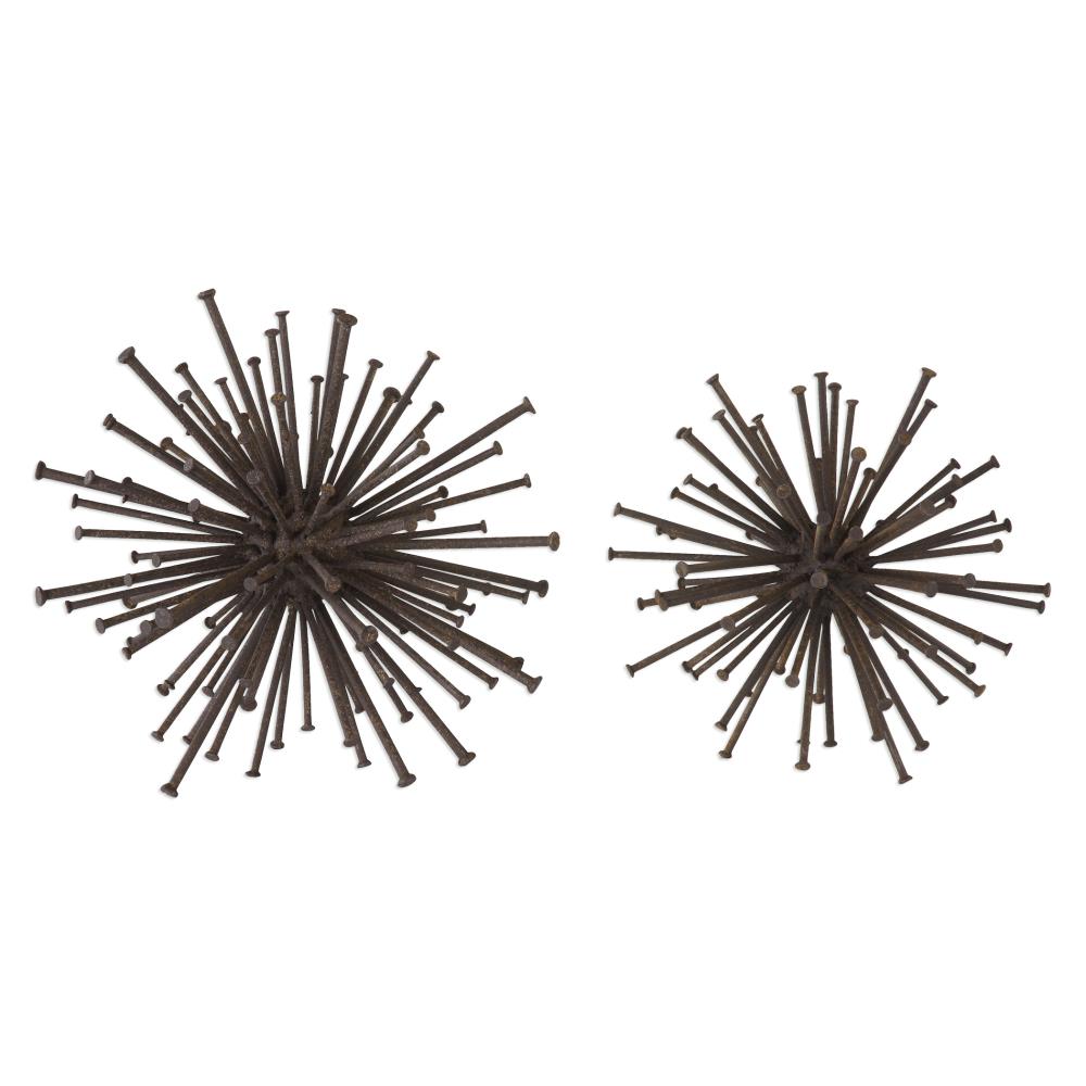 Global Direct 18708 Brown Metal Casual Sculpture