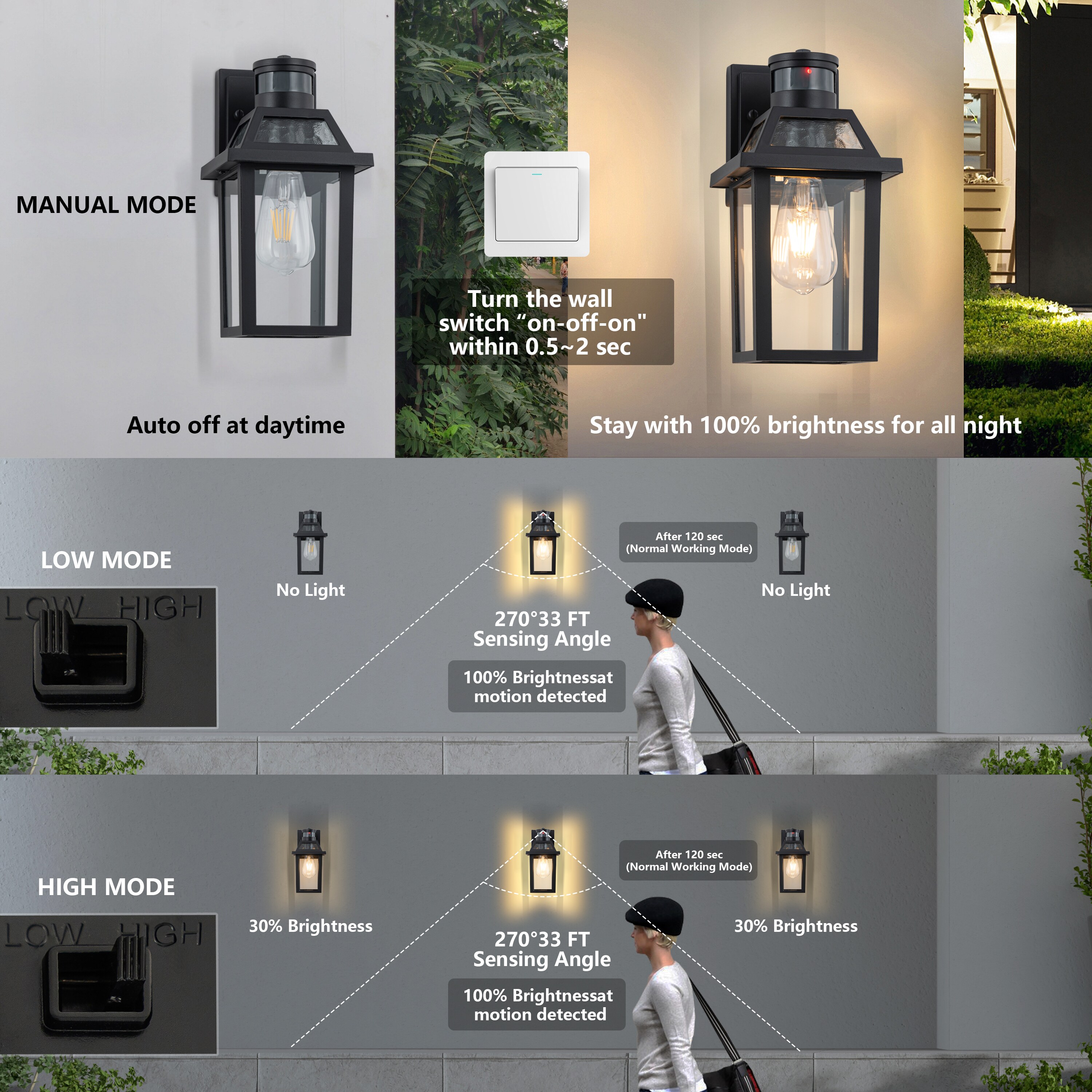 C Cattleya LLA2586-LIN-W Outdoor-Wall-Lighting - View #3