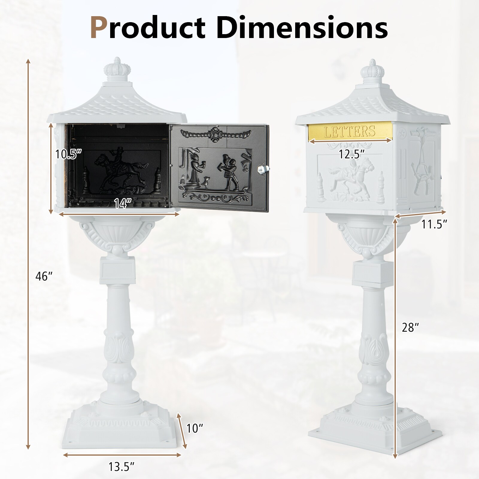 Slickblue D-CO-HW63901PN mailboxes - View #4