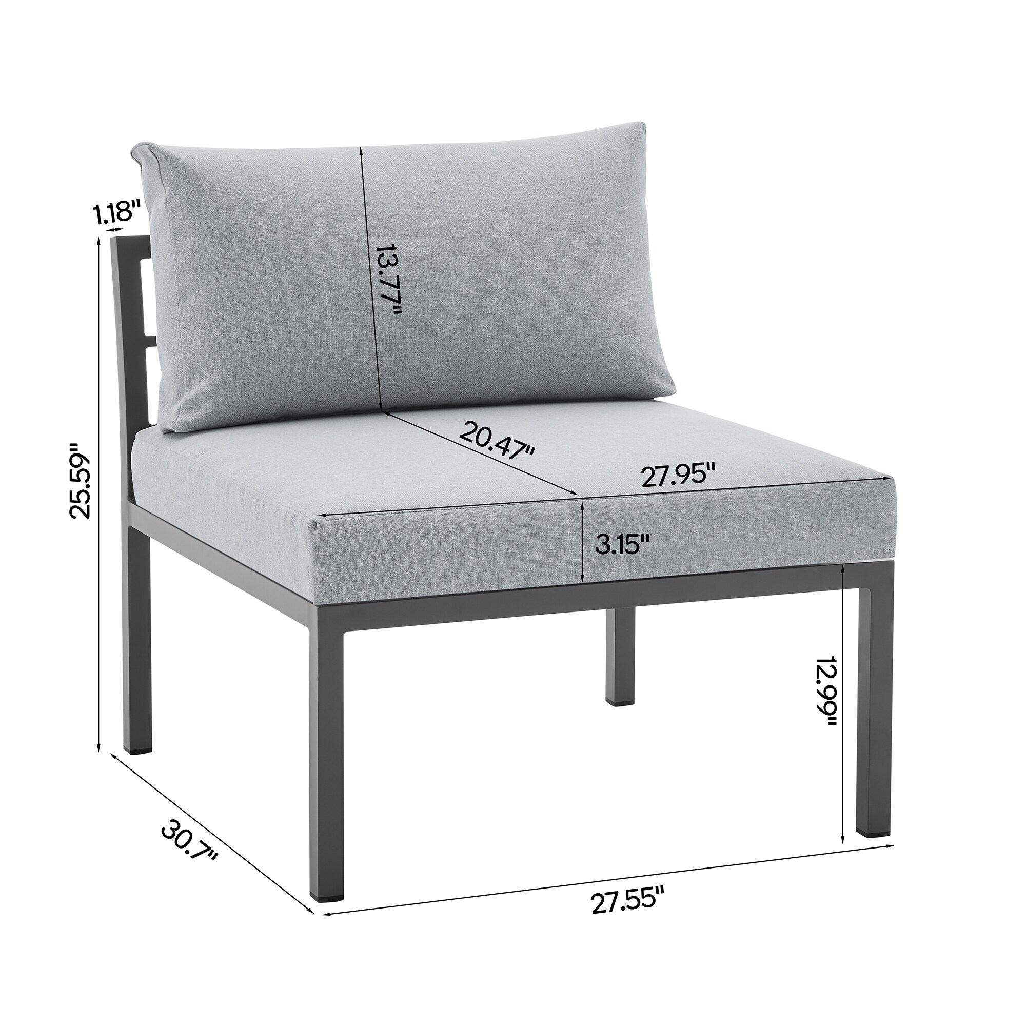 Manhattan Comfort OD-CV026-GY Patio-Conversation-Sets - View #5