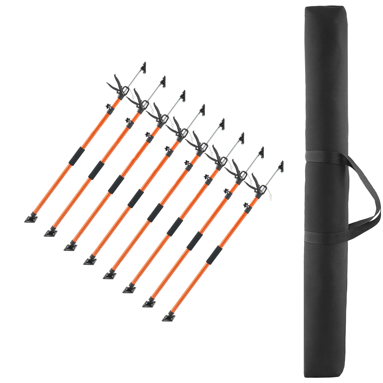 GIVIMO 8-Pack 45.7 to 114.2-in Telescopic Steel Cabinet Jack Support Pole with 154-lb Capacity #LW047GIVSS908