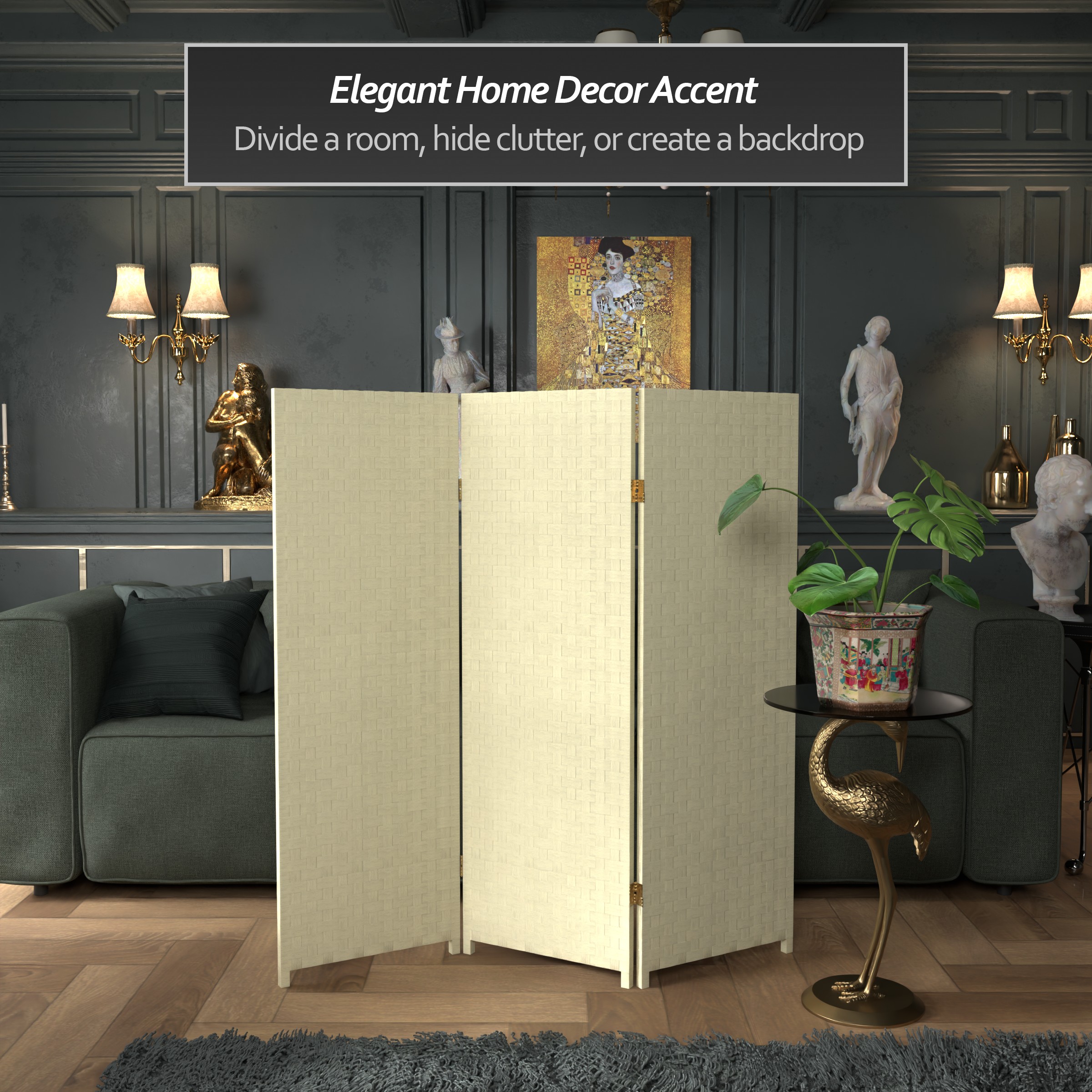 Red Lantern SS4FIBER-CRM Indoor-Privacy-Screens - View #3