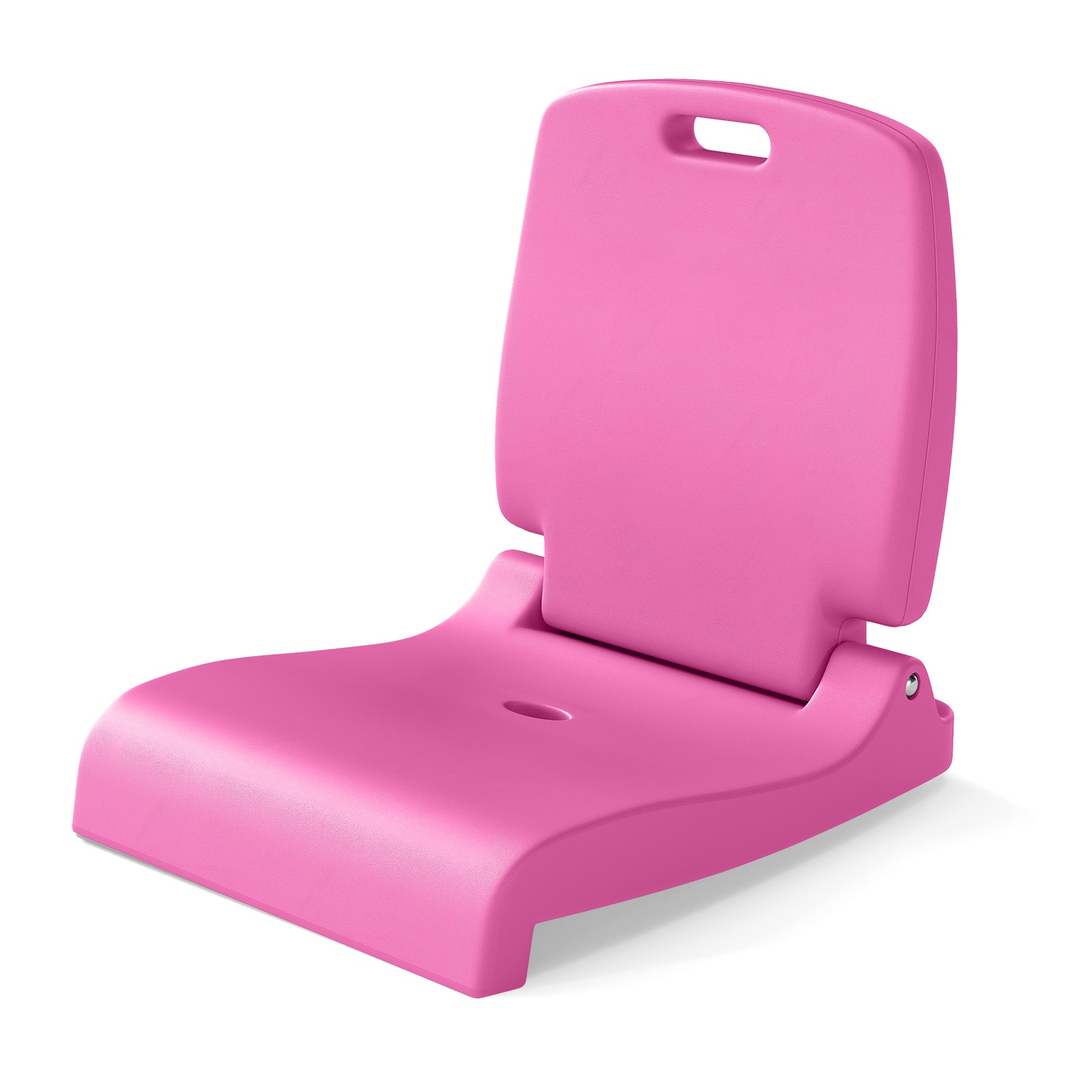 Slickblue - Folding Poolside Chair with PE Seat and Drainage Hole for Poolside Beach Boating or C...