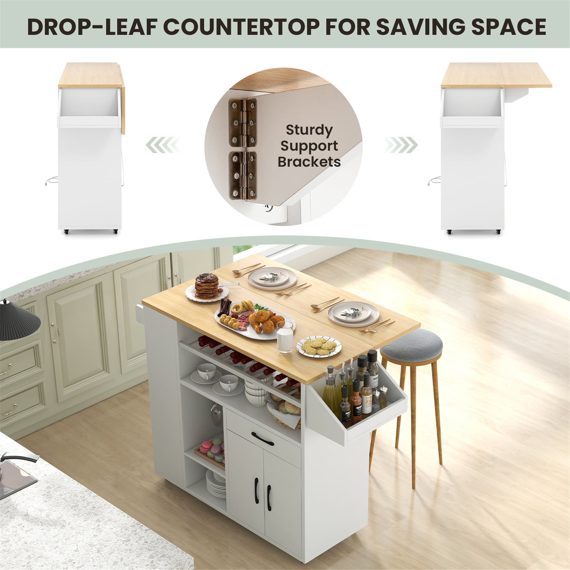 Costway CSHY006621 Kitchen-Furniture - View #7