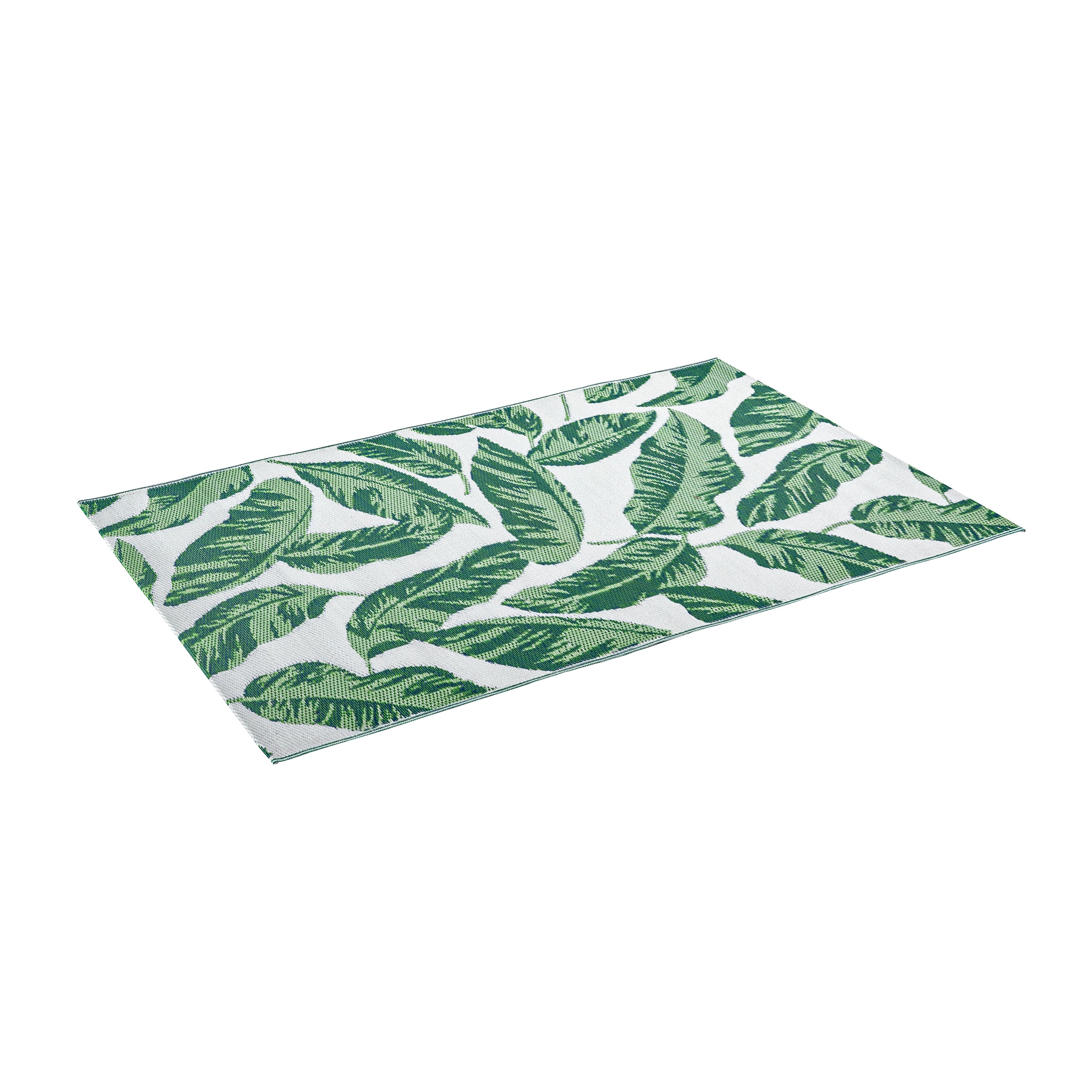 Mad Mats Daisy Aqua & Green Outdoor Mat 4'x6