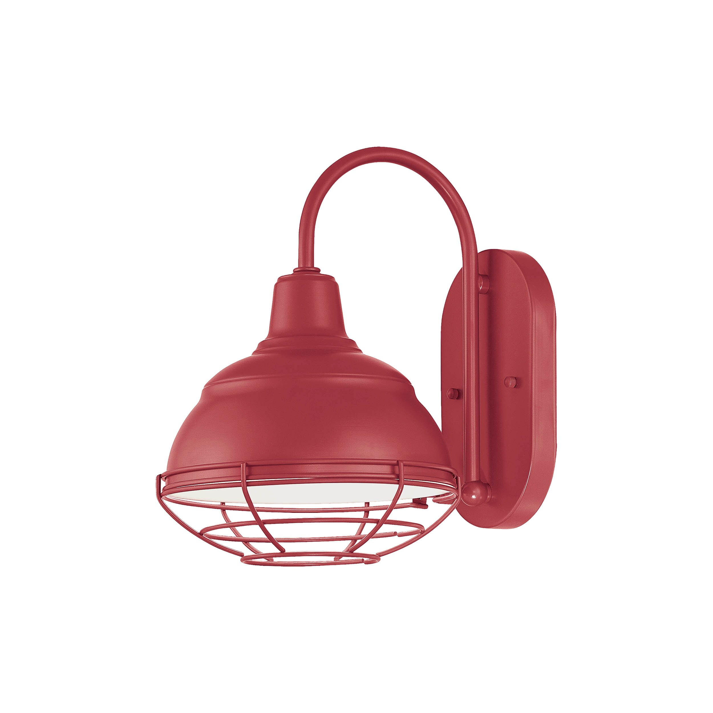 red exterior light fixtures