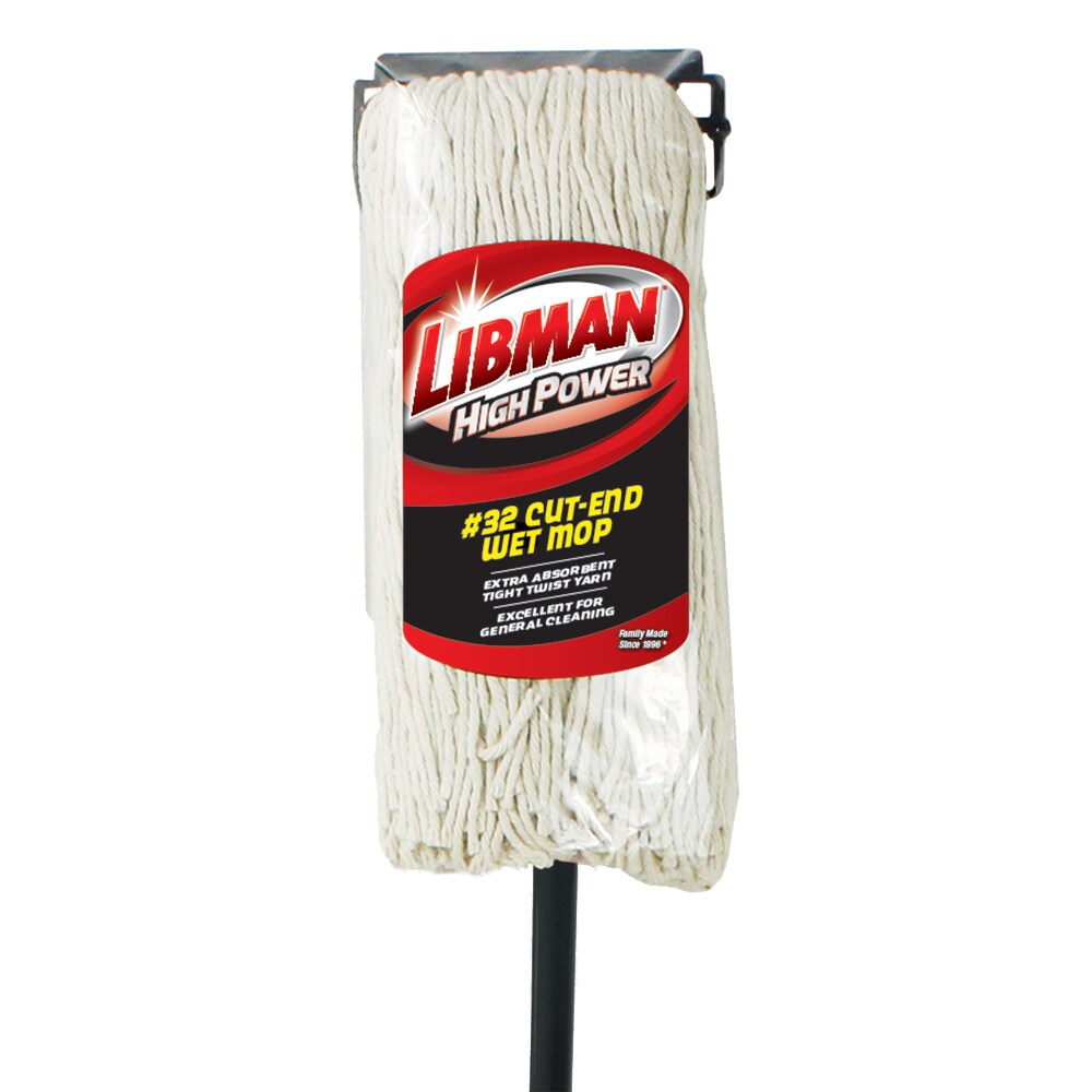 Libman High power wet mop Cotton Non-wringing String Wet Mop in the Wet Mops  department at