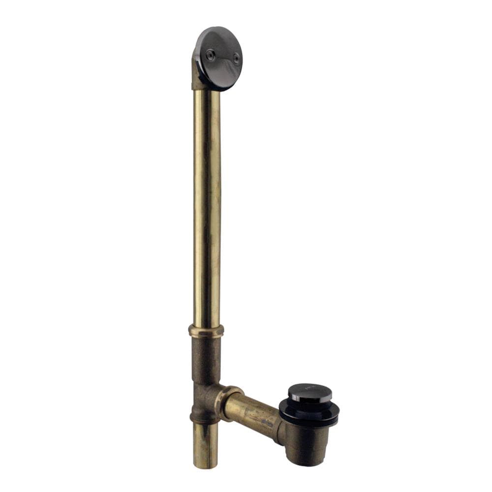 WESTBRASS D326-12 Tip Toe Bath Waste- 22 In. Make-up, 17 Ga. Tubing In Oil Rubbed Bronze
