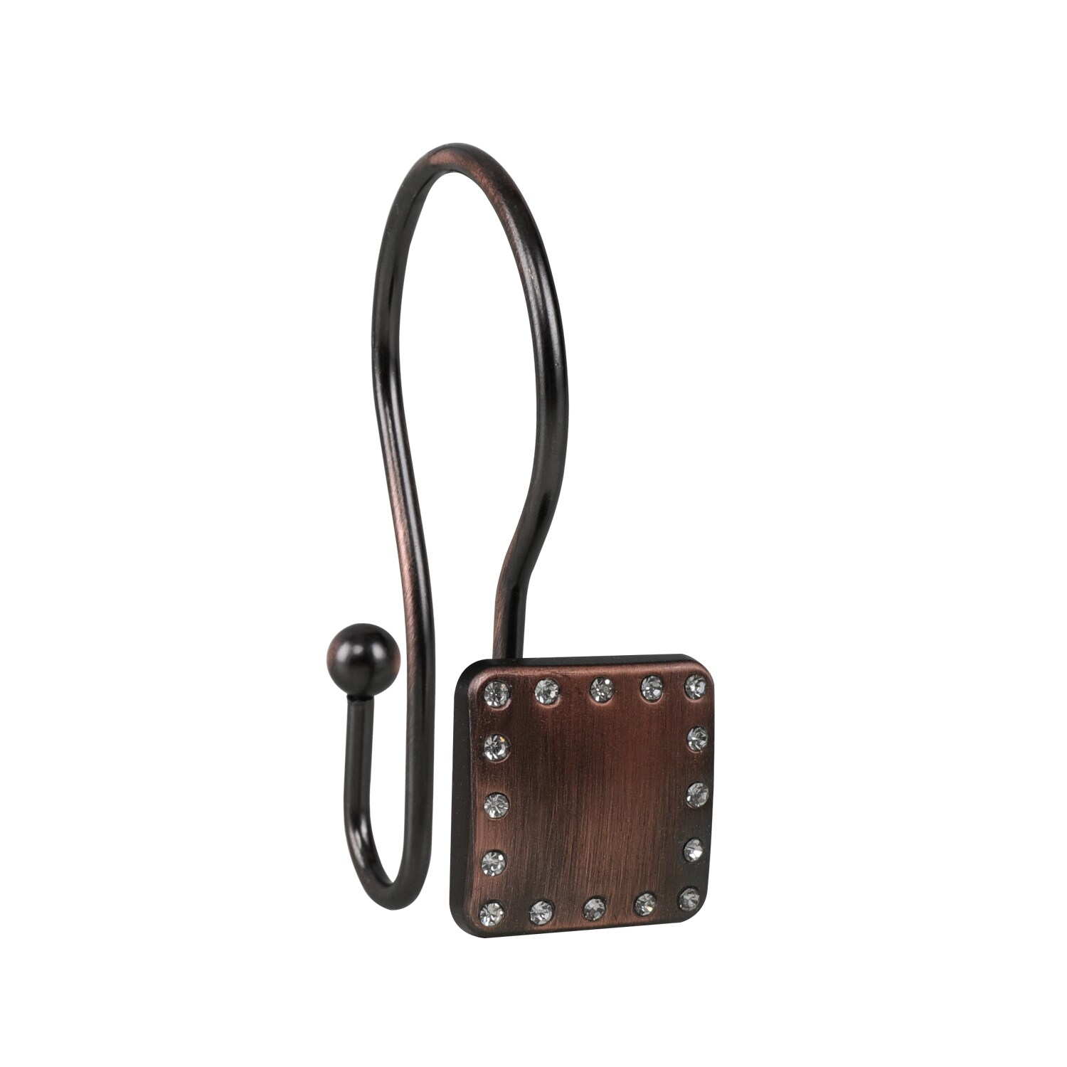 Utopia Alley Oil Rubbed Bronze Zinc Double Shower Curtain Hooks in the Shower  Rings & Hooks department at