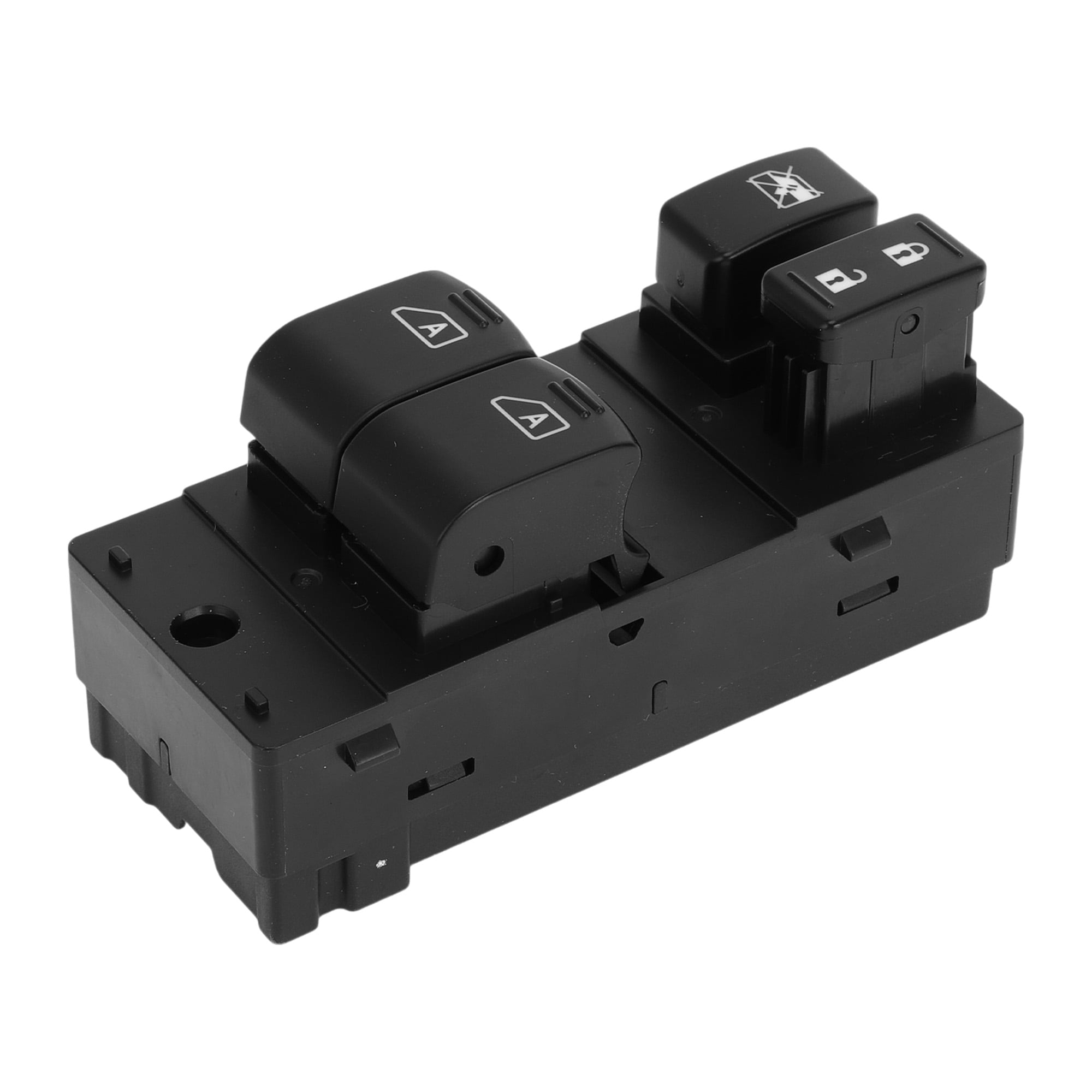 Unique Bargains 2 AUTO Power Window Switch No.254011ET0A Front Left Driver Side Window Control Switch for Nissan 370Z 2010-2020 Black