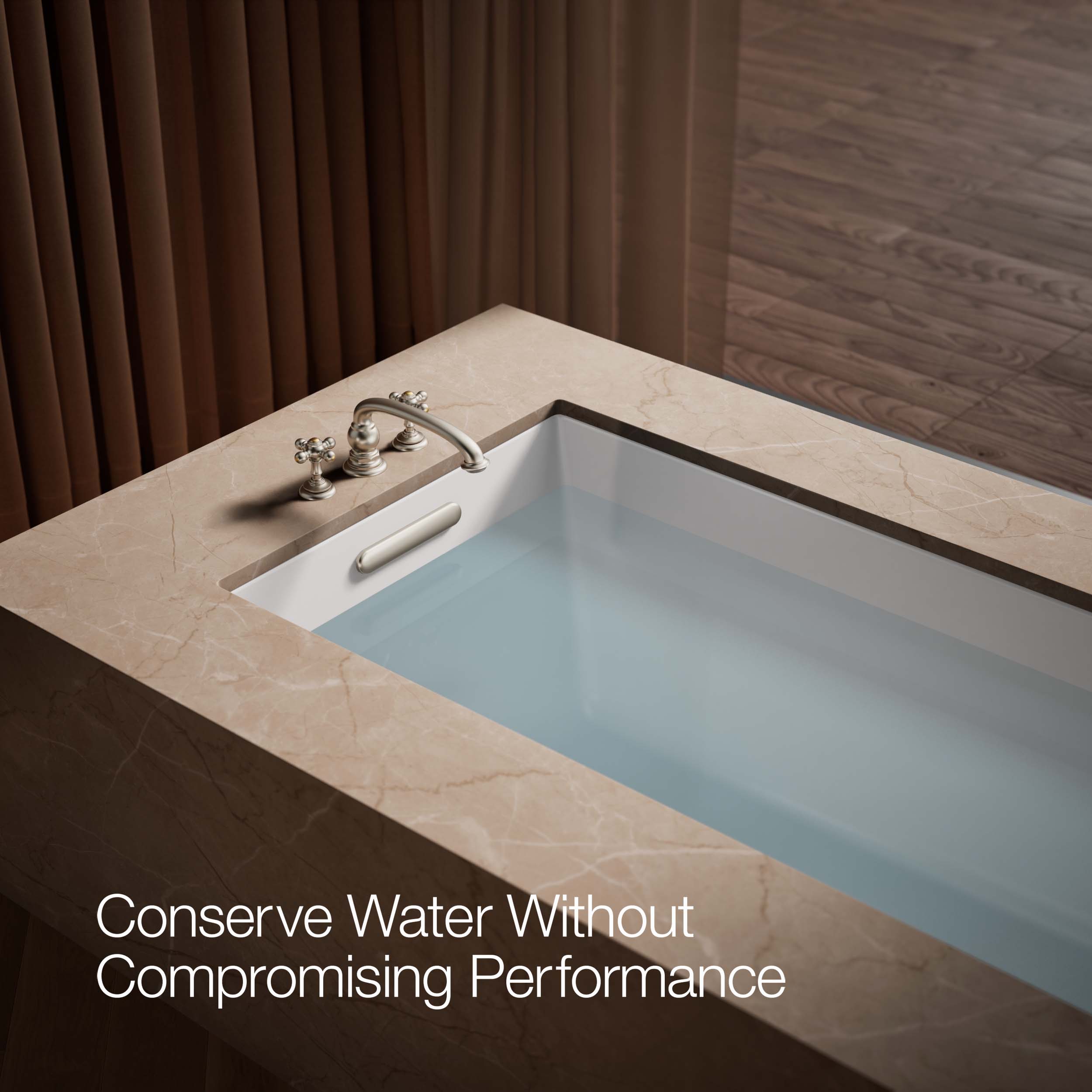 KOHLER T98071-3-BN Faucet-Tub-Shower-Handles - View #8