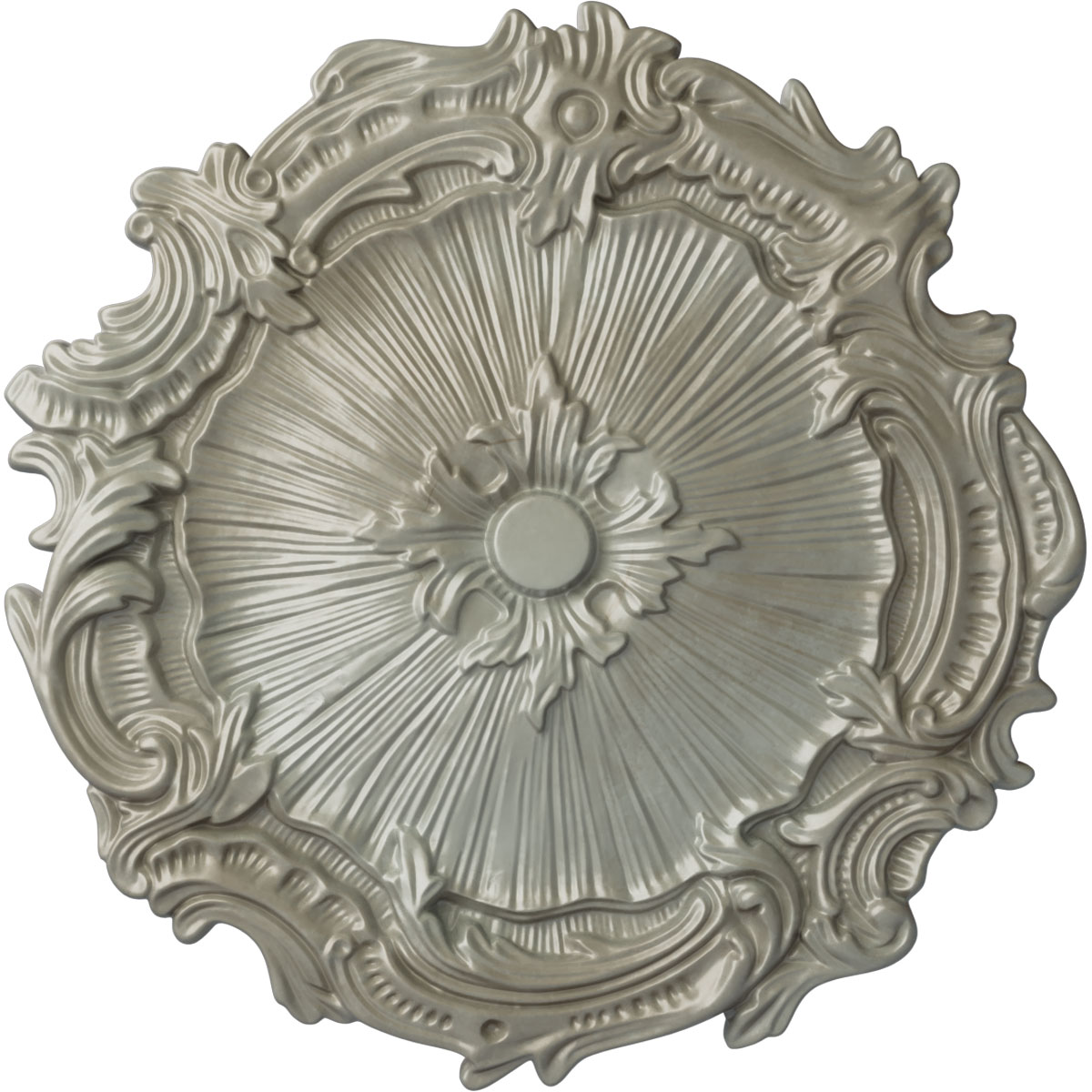 Ekena Millwork CM16PLFLS Plymouth 16.75-in W x 16.75-in L Painted Flash Gold Polyurethane Whole Ceiling Medallion
