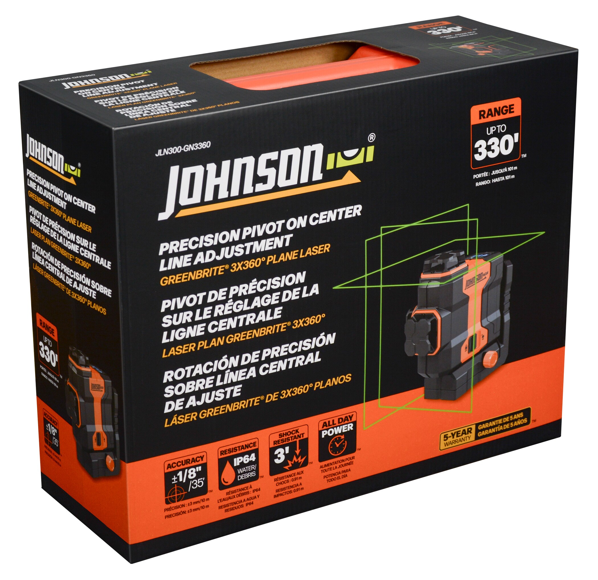 Johnson Level JLN300-GN3360 Laser-Level - View #6