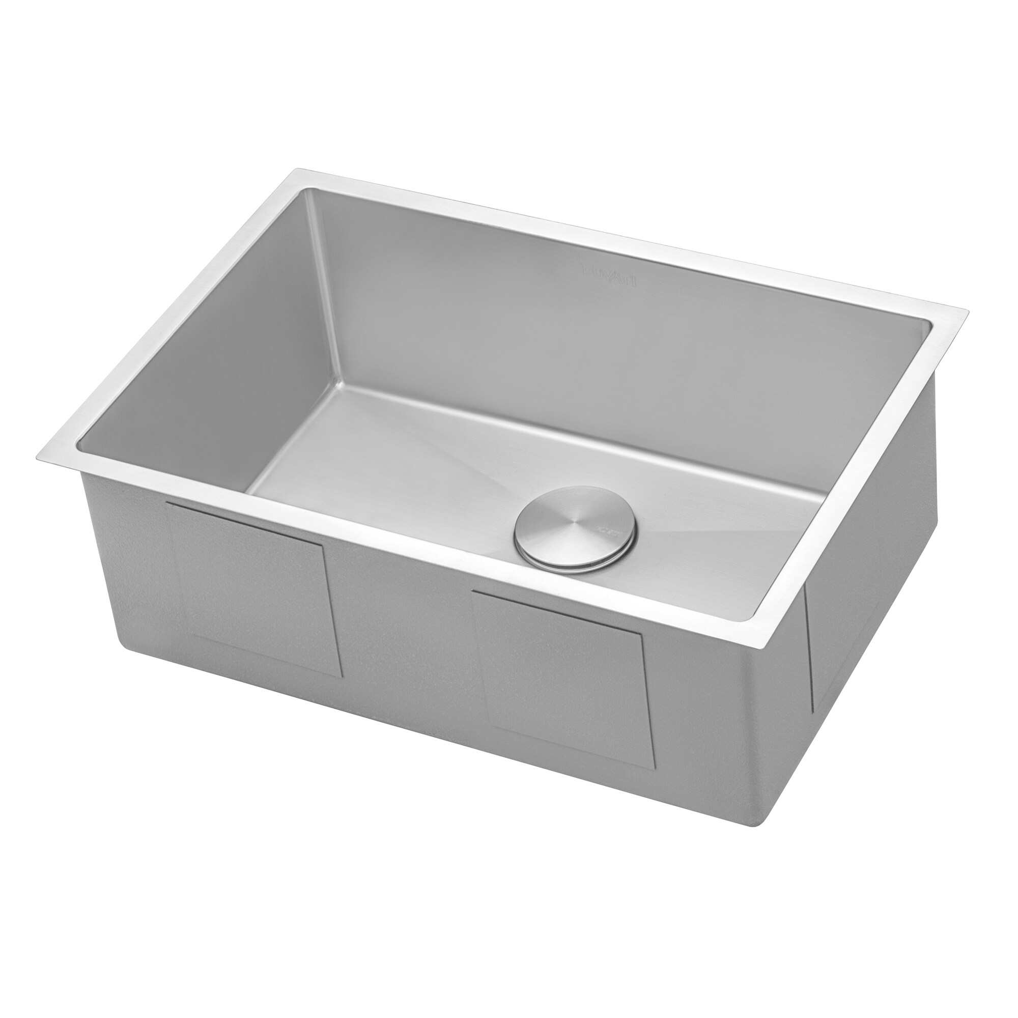 Ruvati Gravena Undermount 26-in x 18-in Stainless Steel Single Bowl ...