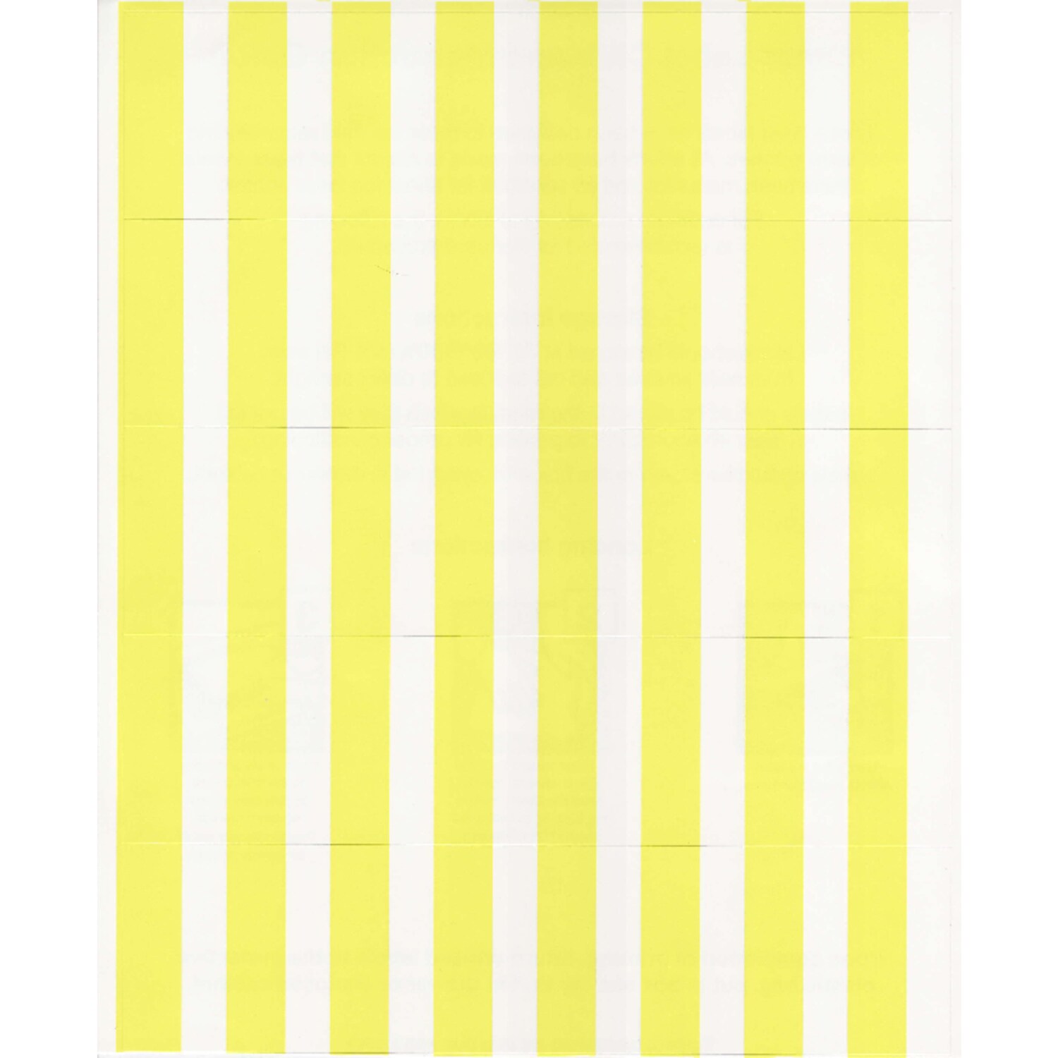 Centurion Laser Printer Adhesive Backed Yellow Bin Tag Labels - Sheet 40 each