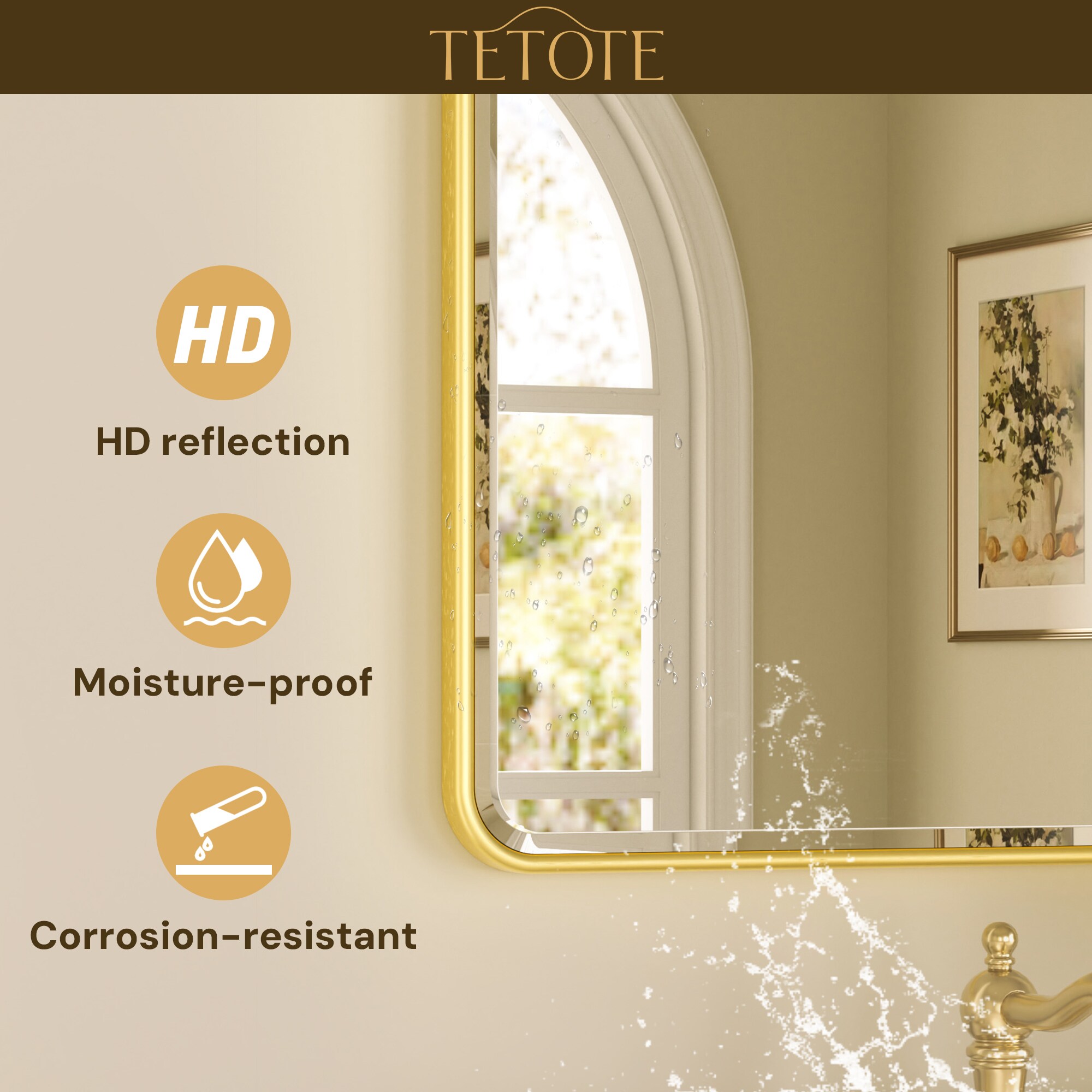 TETOTE LSC-TE-2030SG-B82 Framed-Bath-Mirrors - View #8