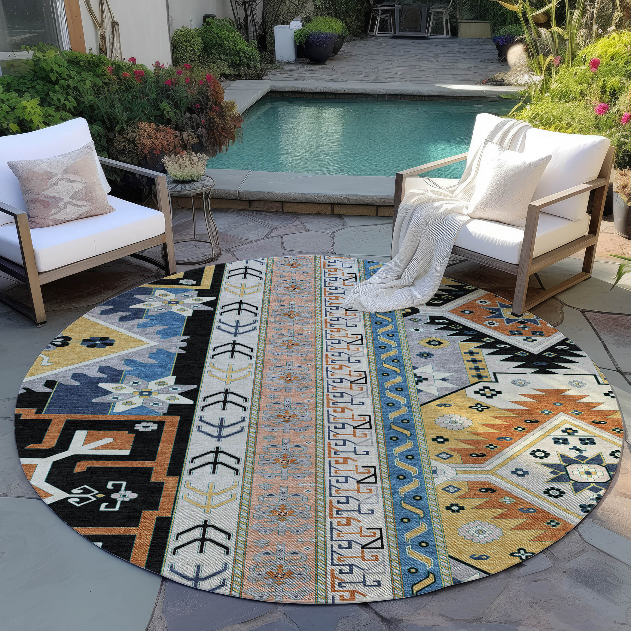 Addison Rugs ACN1015BK8RO rugs - View #7