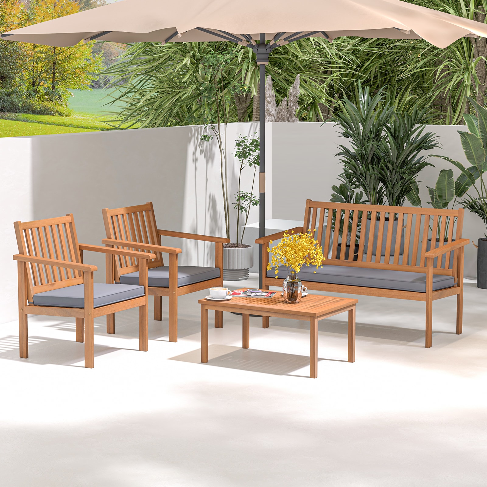 Slickblue D-CO-RG39027WH Patio-Conversation-Sets - View #2