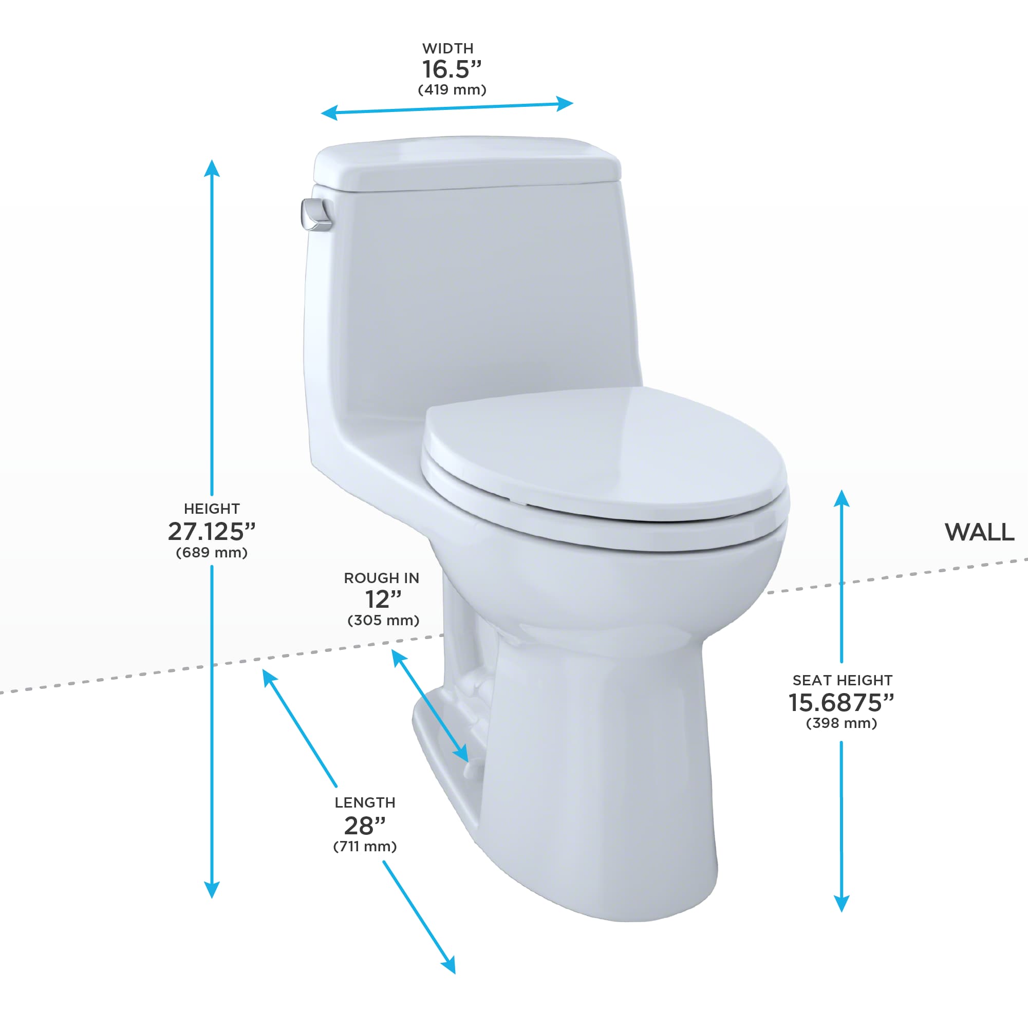 TOTO MS854114-11 toilets - View #9