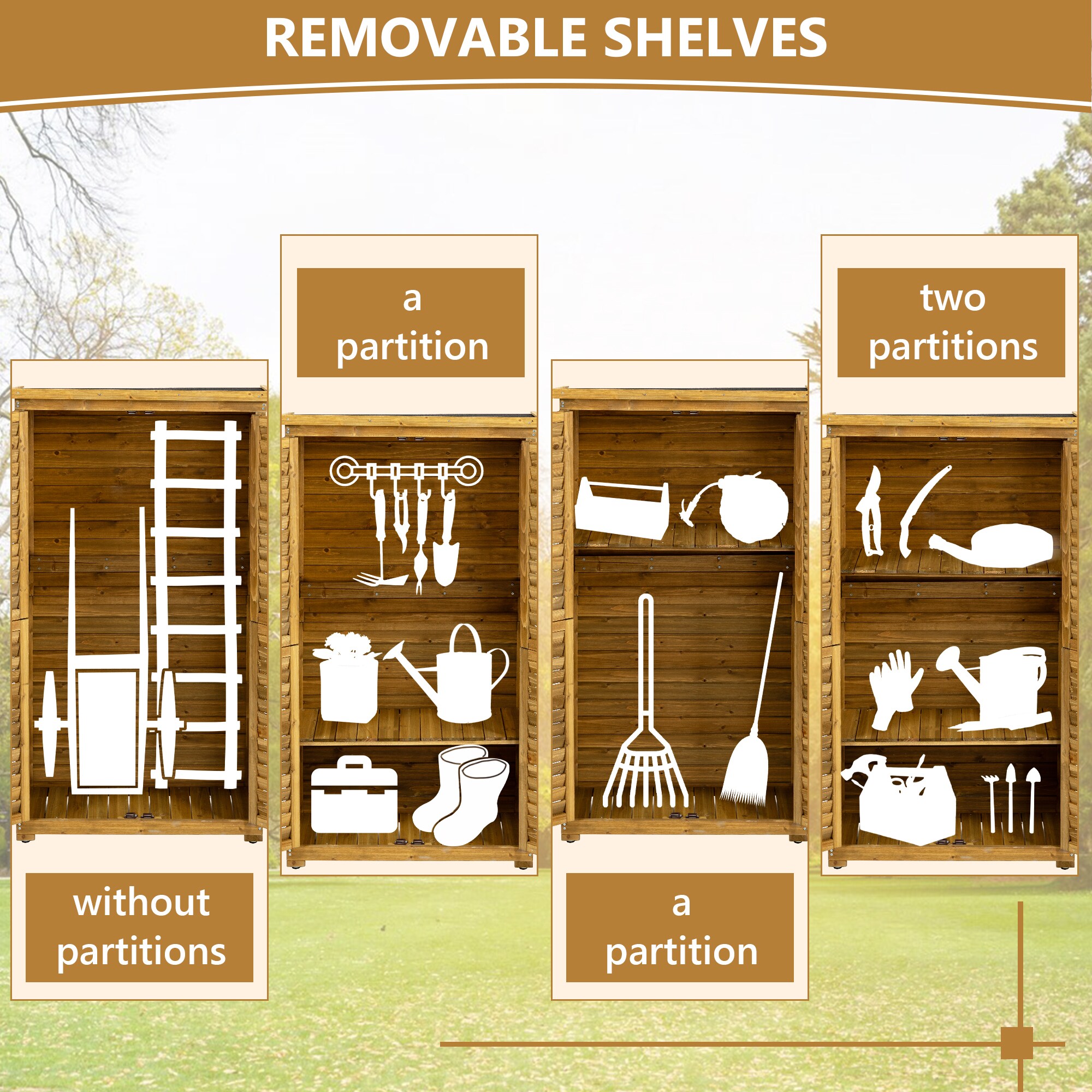 Mondawe MD-TP27AAA Wood-Storage-Buildings - View #6