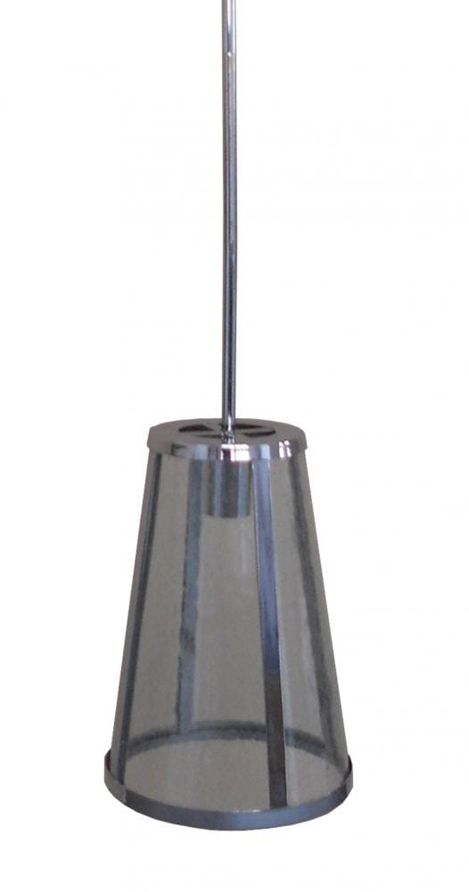 Whitfield Lighting PT1288-8CH Kyla Chrome Transitional Cone Mini Hanging Pendant Light