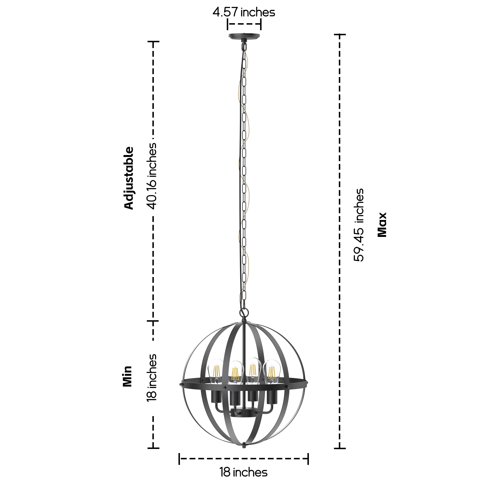 Westinghouse CHLSCL00801H-06 Pendant-Lights - View #4