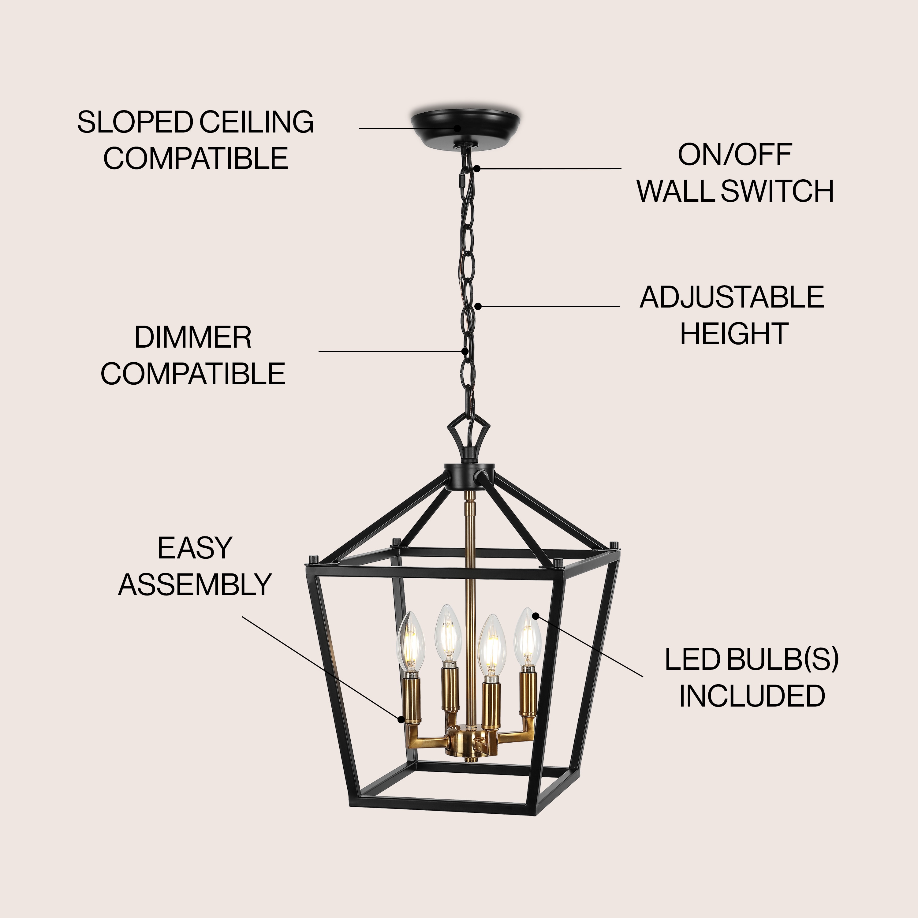 JONATHAN  Y JYL7436D Pendant-Lights - View #3