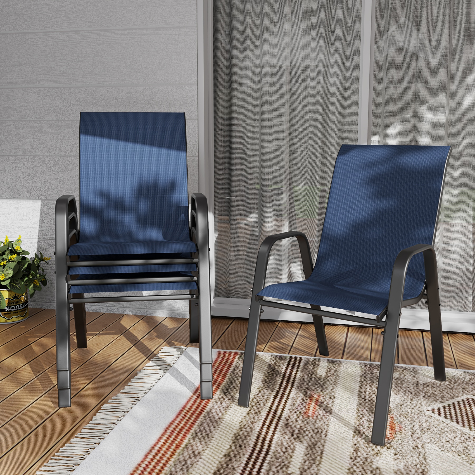 SINOFURN SYG1100055GY Patio-Chairs - View #2