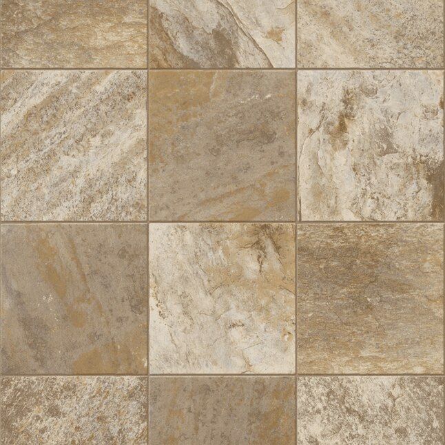 Congoleum ArmorCore UR Valley Path 12-ft W Cut-to-Length Sandy Brown Stone Look Low-Gloss Finish Sheet Vinyl Congoleum ArmorCore UR Valley Path 12-ft W Cut-to-Length Sandy Brown Stone Look Low-Gloss Finish Sheet Vinyl