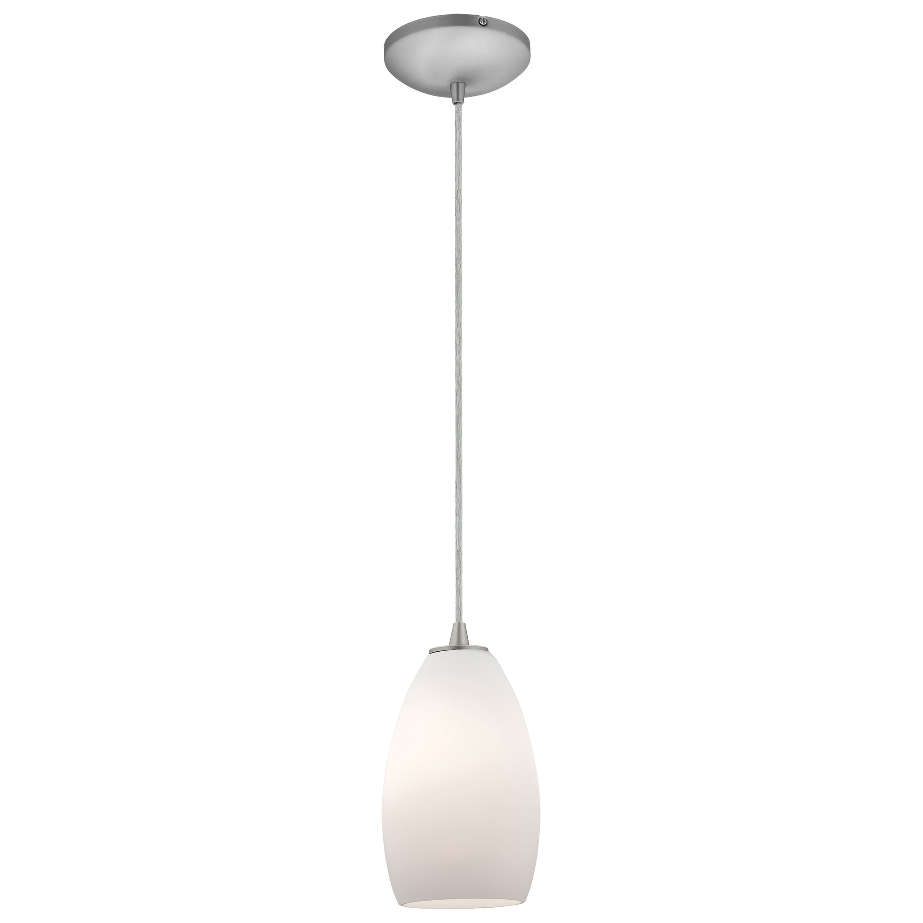 Access Lighting 28012-3C-BS/OPL Champagne Brushed Steel Modern/contemporary Geometric Mini Hanging Pendant light