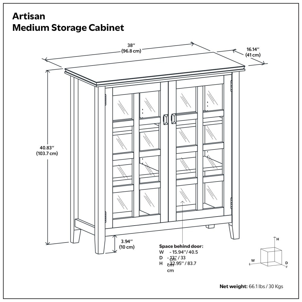 Simpli Home AXCART15-BL Gaming-Storage - View #11