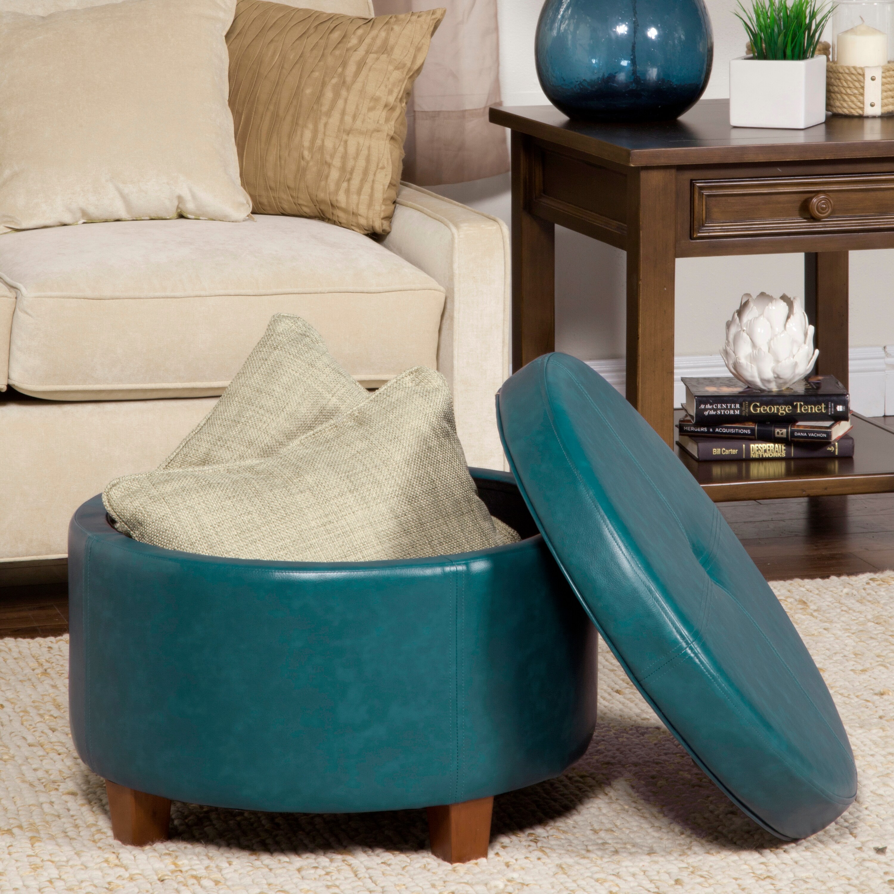 HomePop K6862-E843 Indoor-Ottomans - View #2